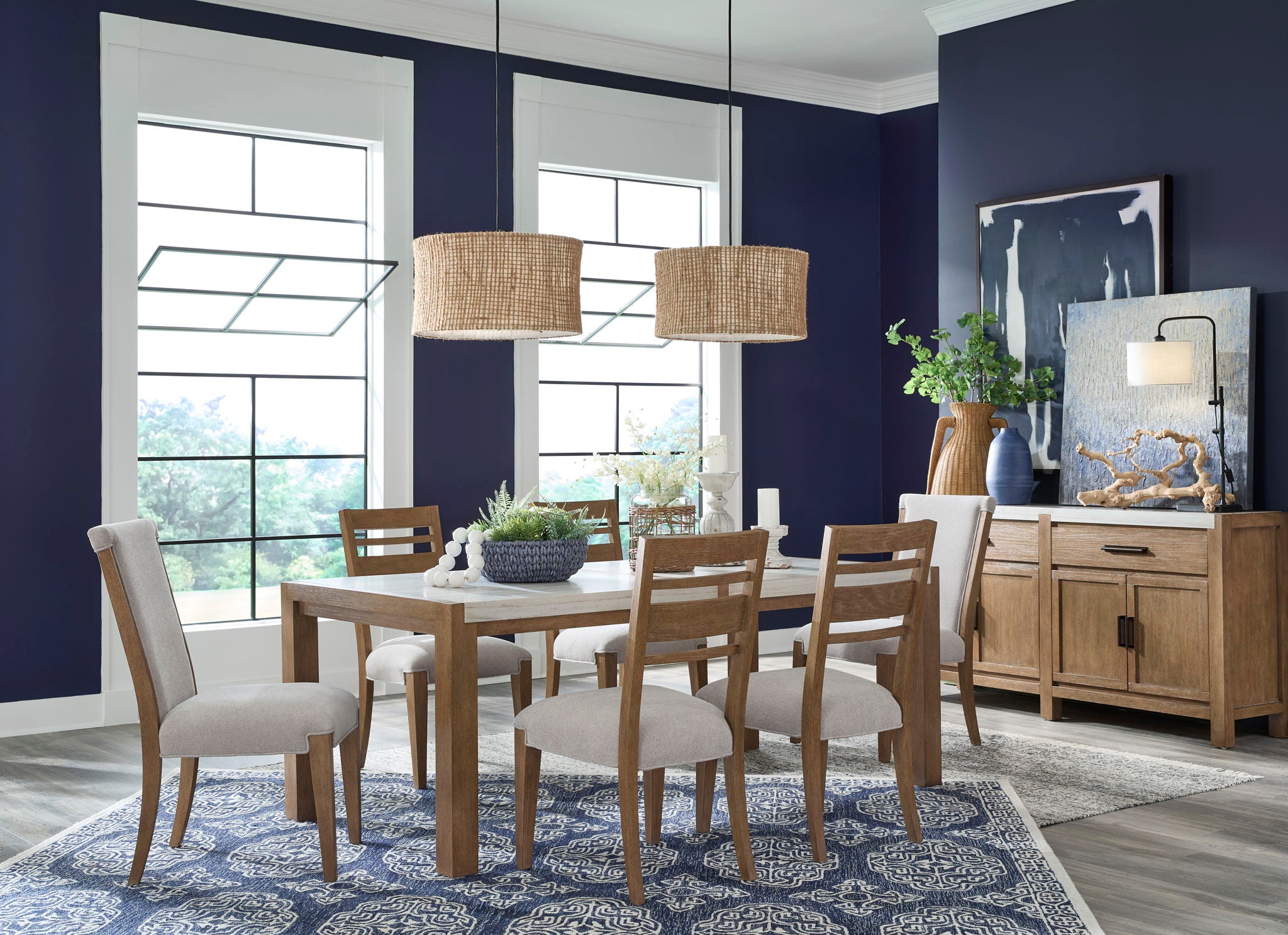 Plum Creek - Upholstered Side Chair With Wood Back (Set of 2)
