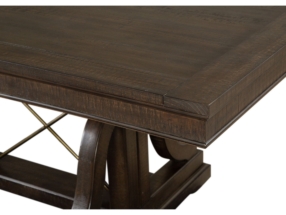 Westley Falls - Trestle Dining Table - Graphite
