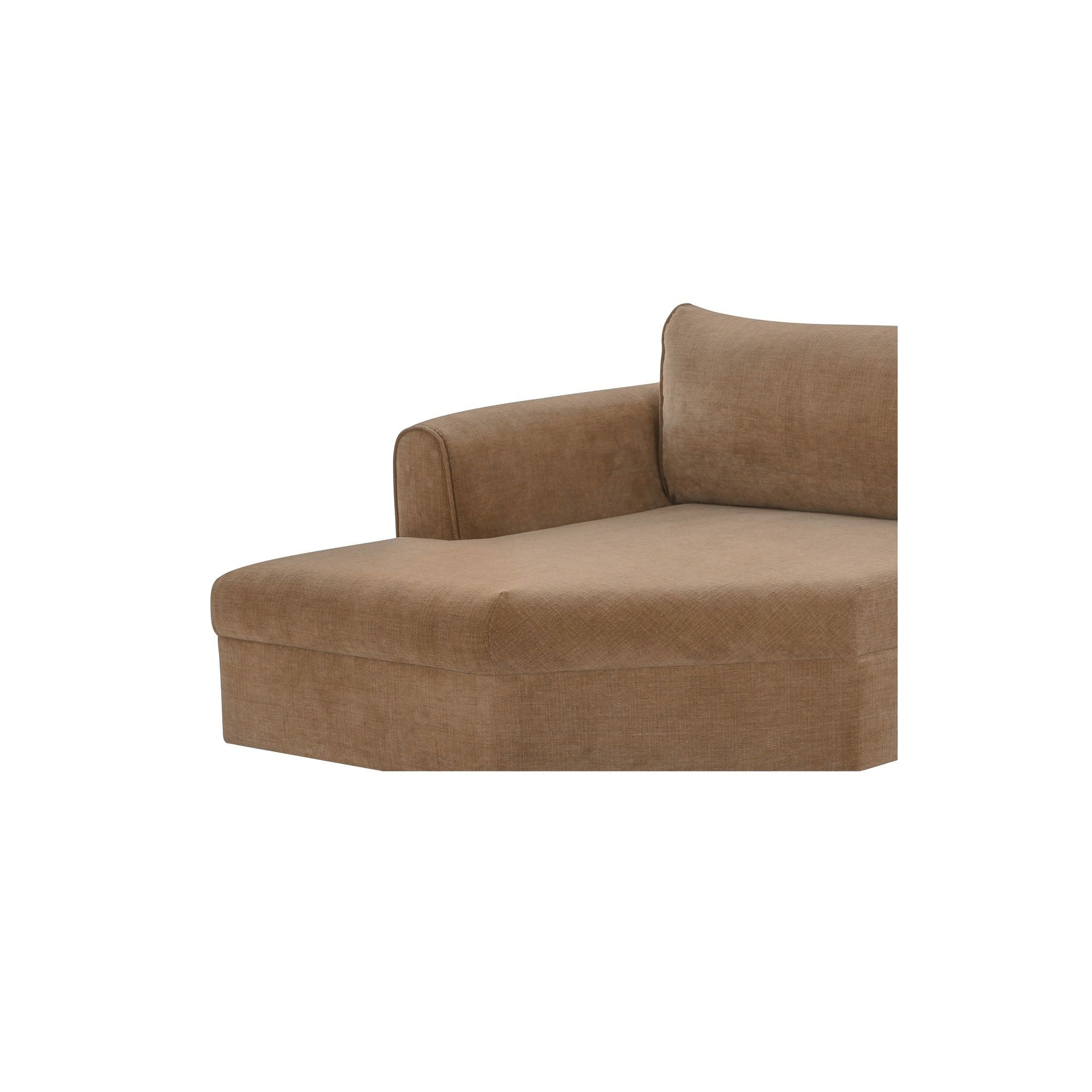 Madrid - Left Sectional - Taupe