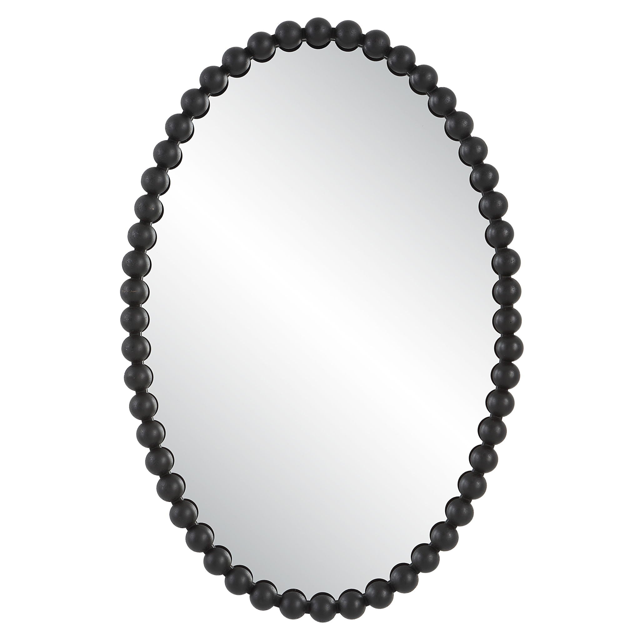 Serna - Black Oval Mirror