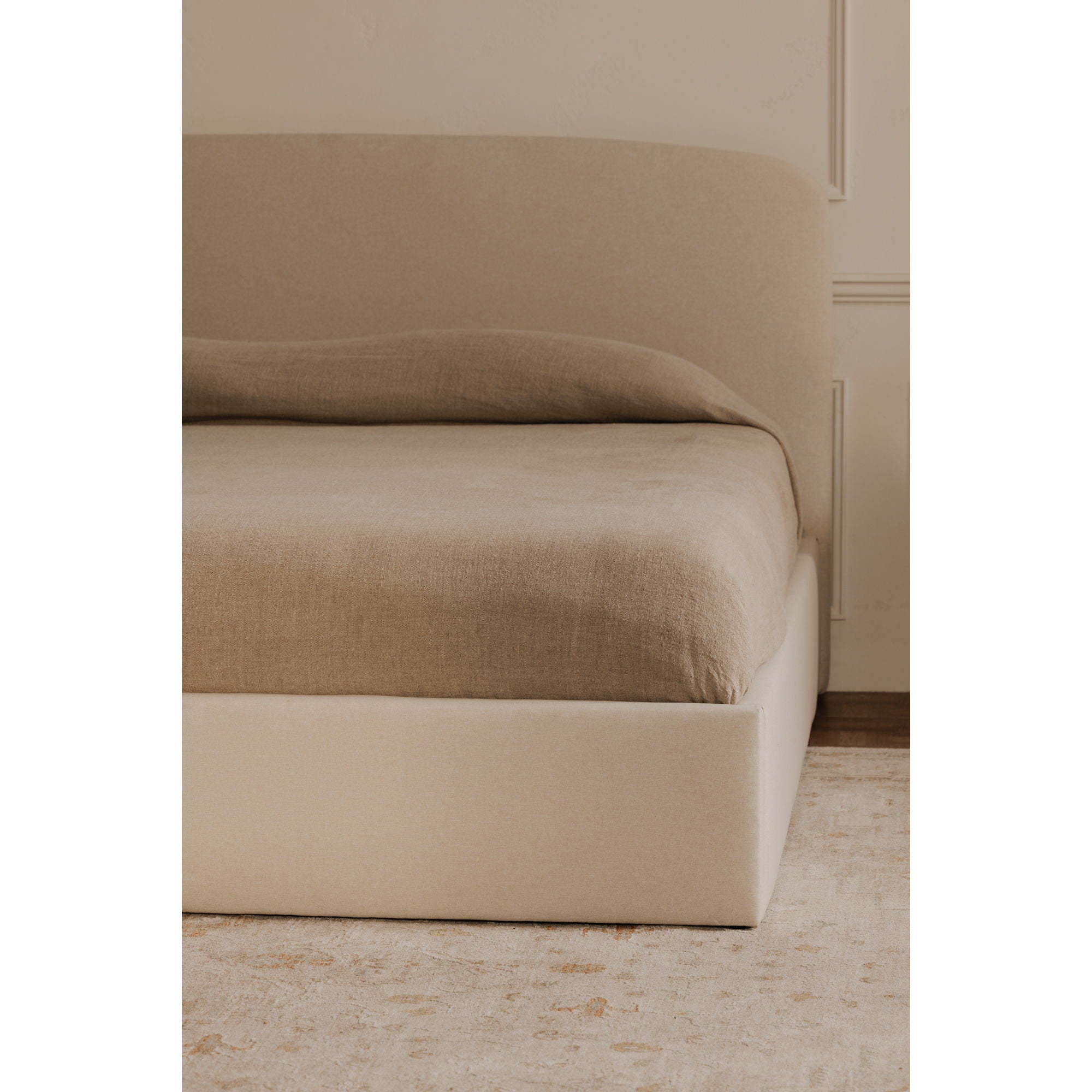 Joan - Queen Storage Bed - Cream