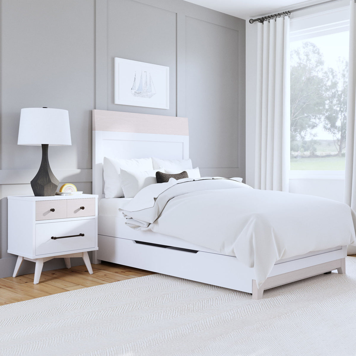 Rowan - Trundle - Ash Linen