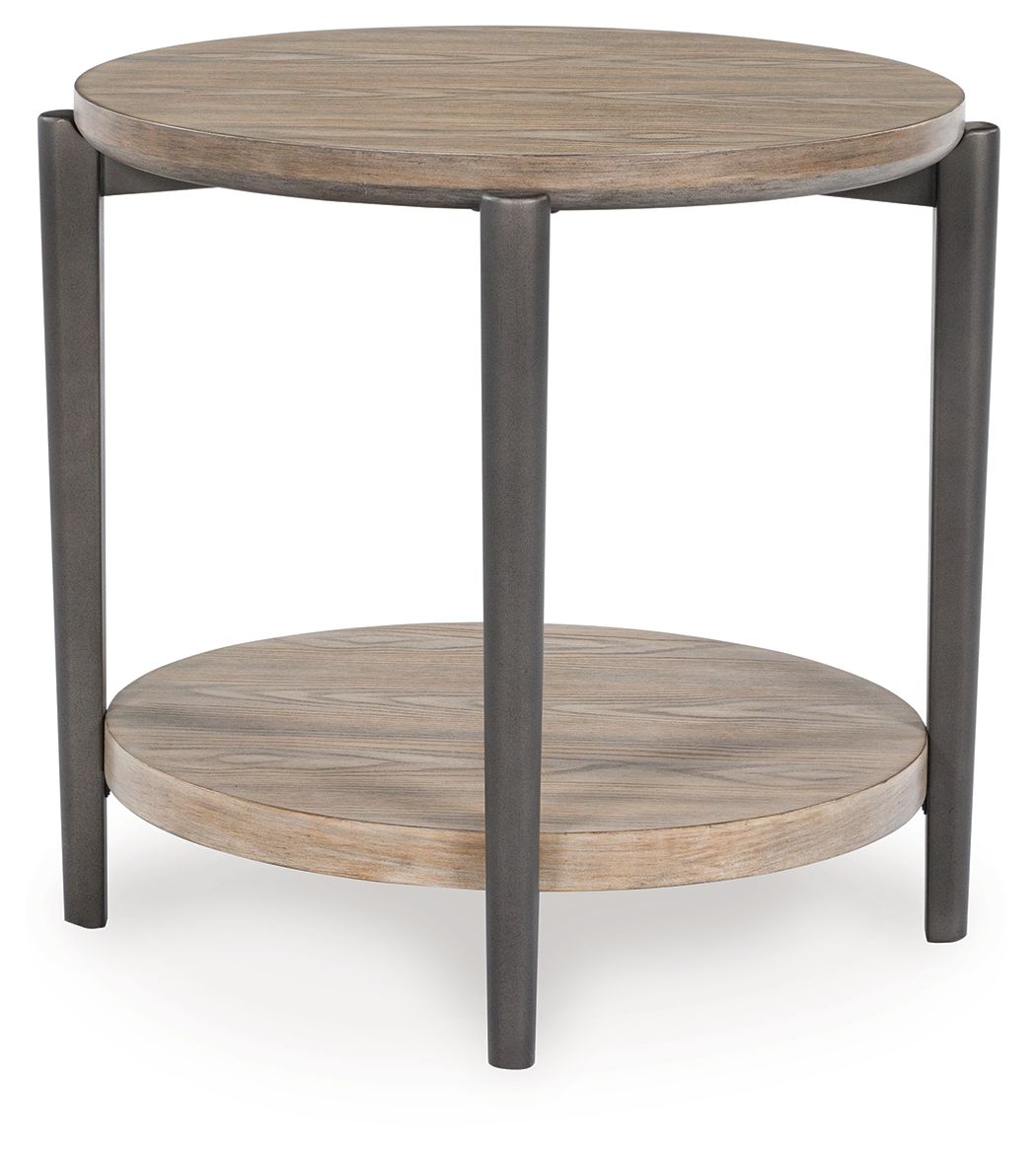 Dyonton End Table - Light Grayish Brown Dyonton End Table - Light Grayish Brown