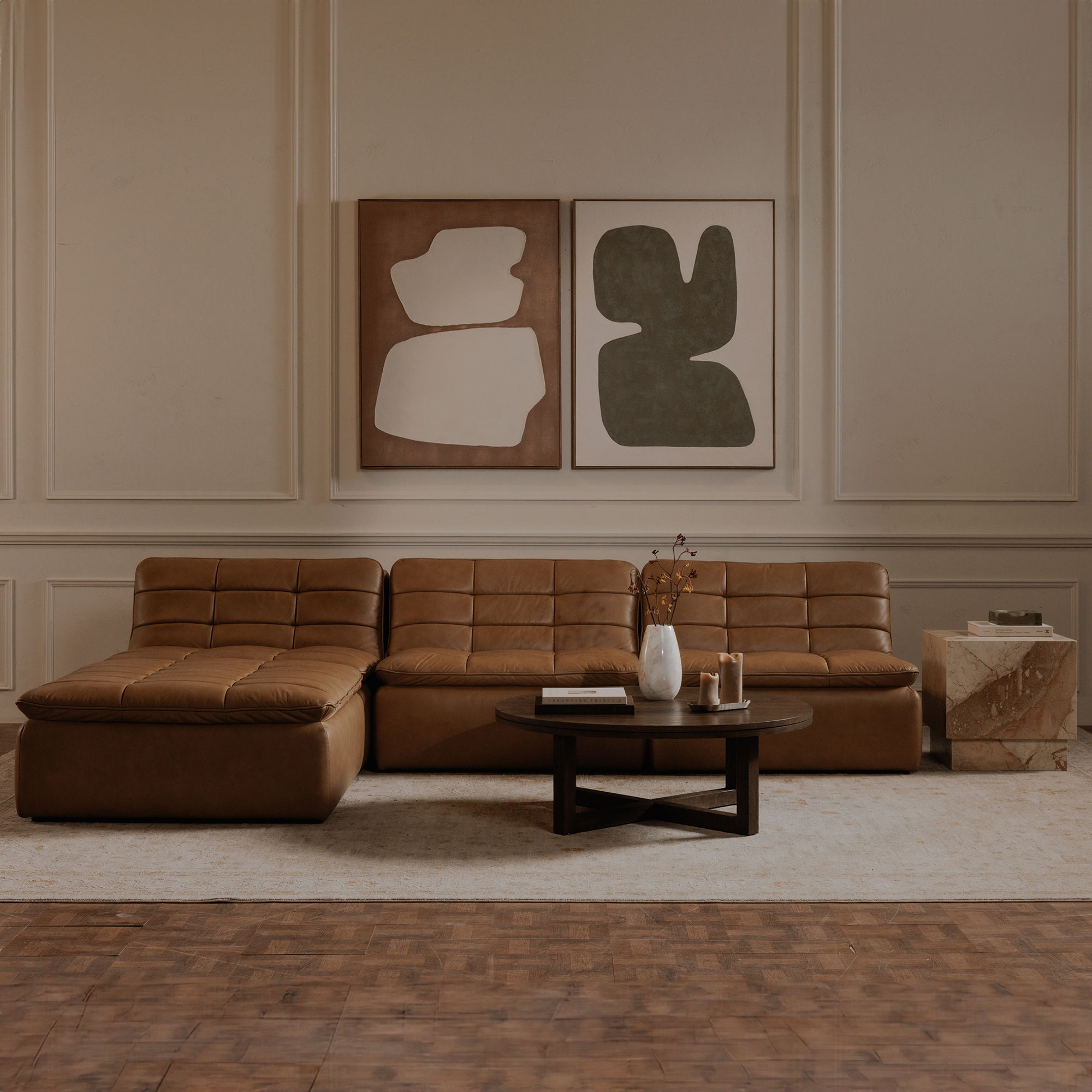 Joel - Coffee Table - Dark Brown