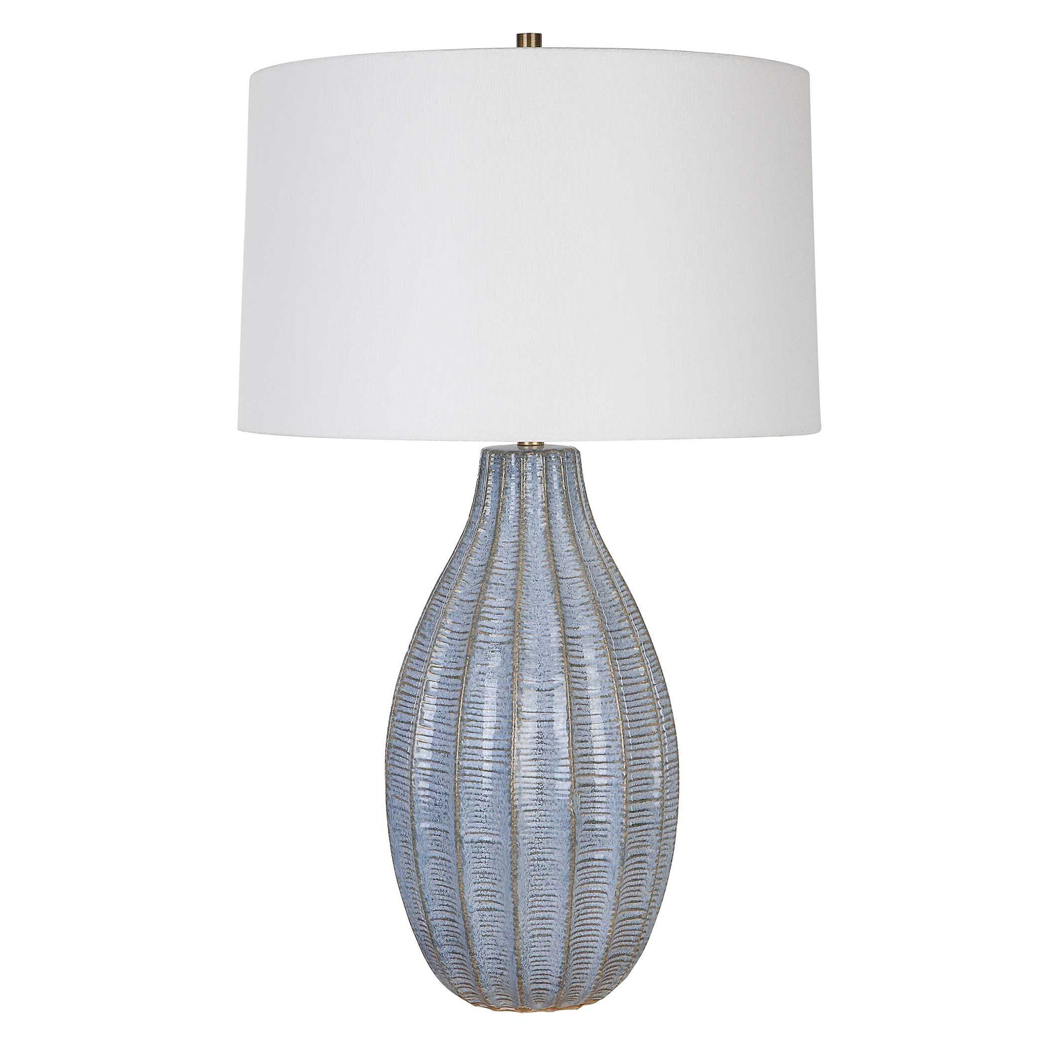 Veston - Blue Glaze Table Lamp