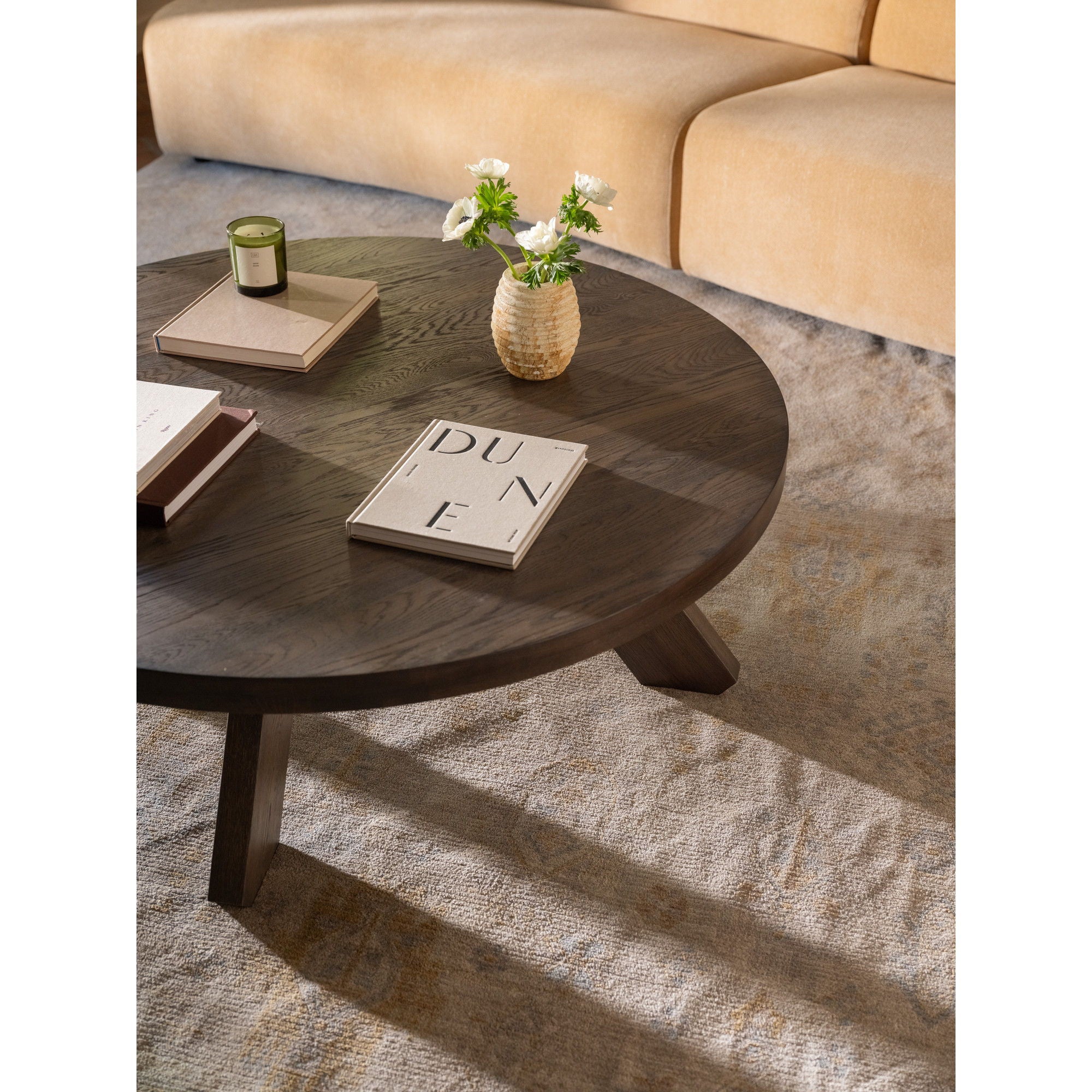 Alden - Coffee Table - Cool Brown