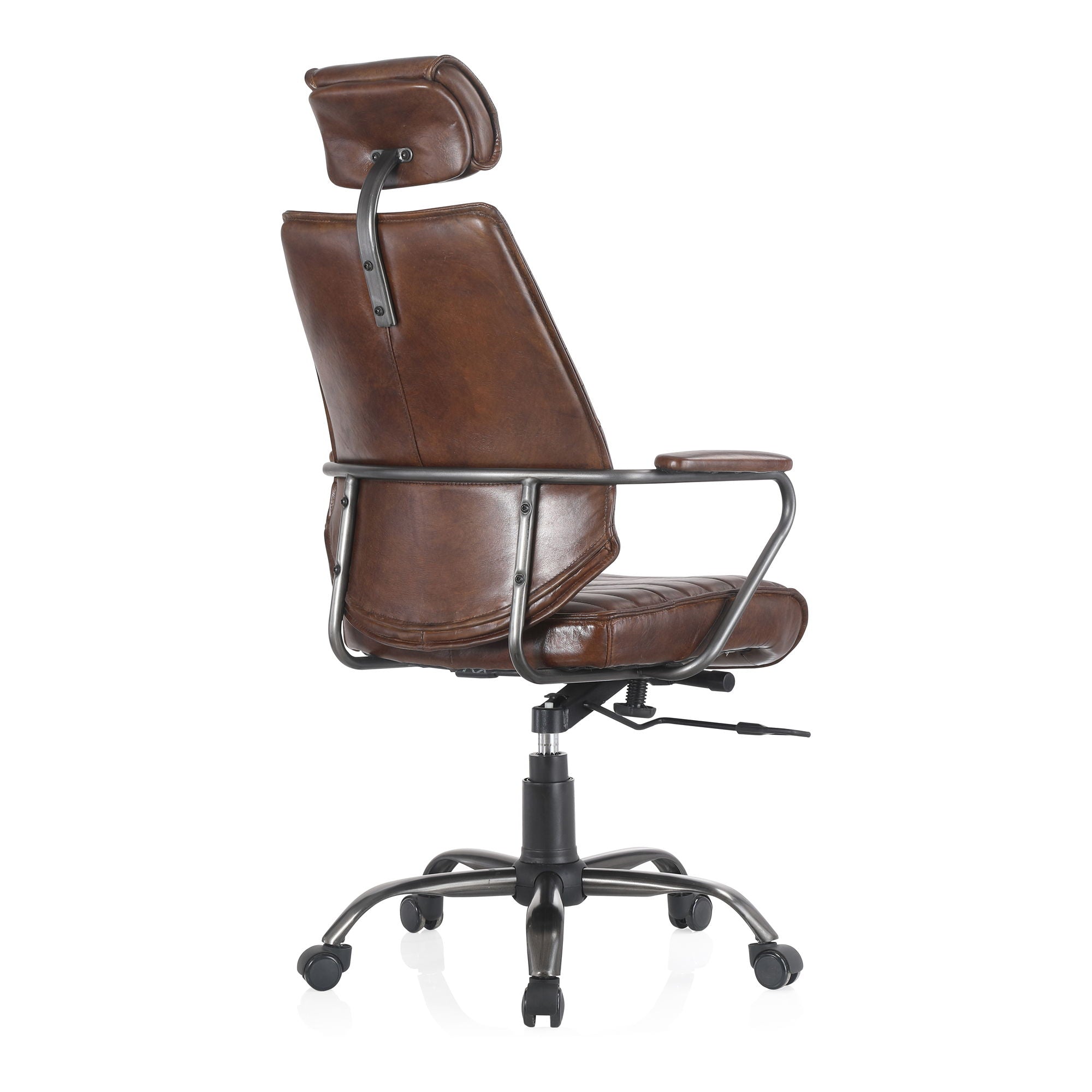 Executive - Office Chair - Dark Brown Leather