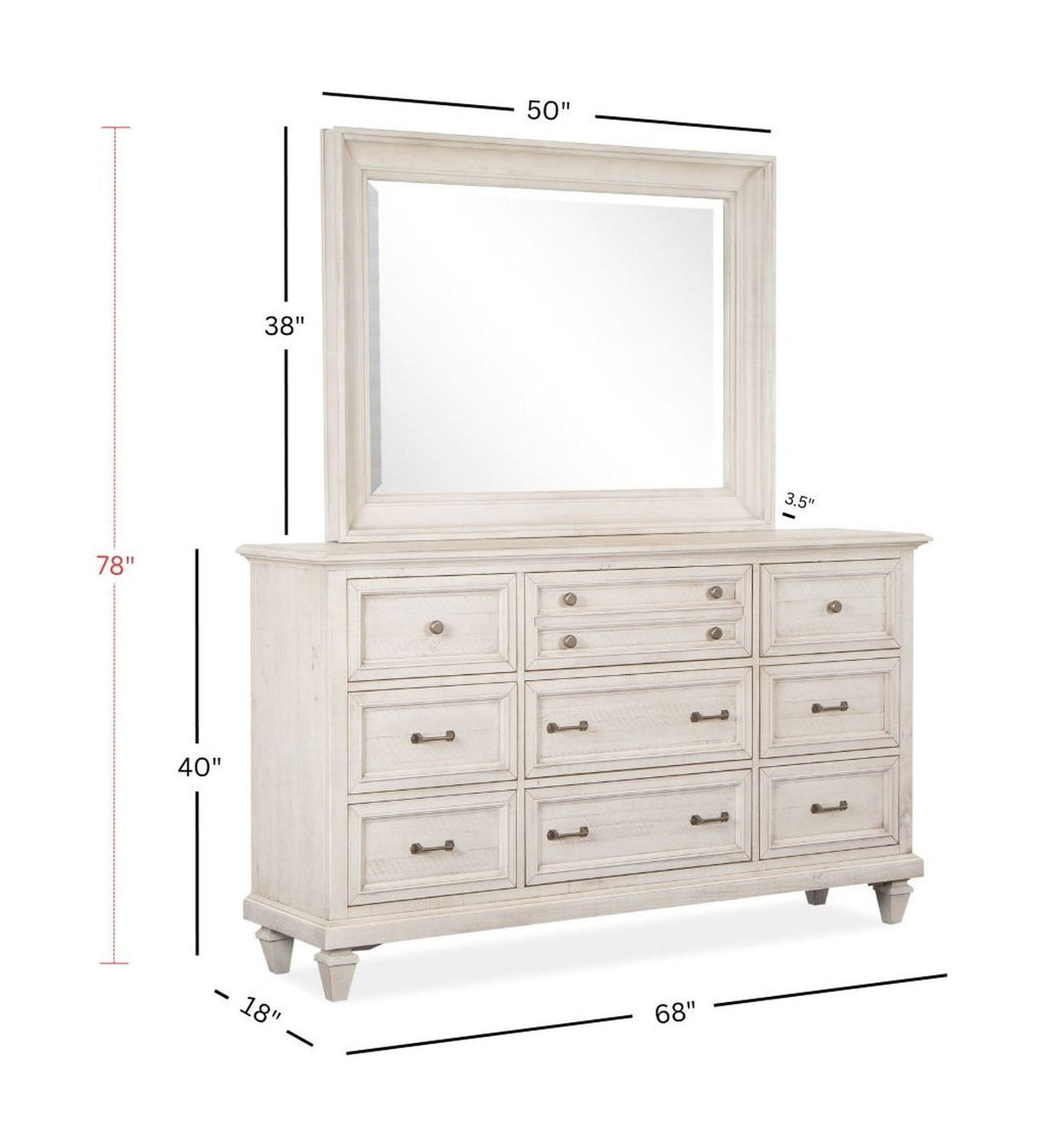Newport - Drawer Dresser