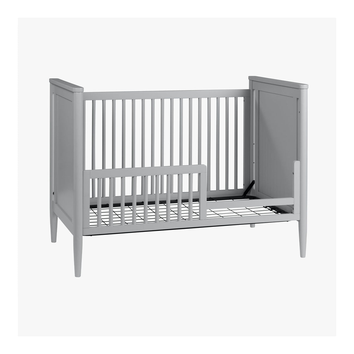 Modern Nursery - Toddler Rail - Light Gray