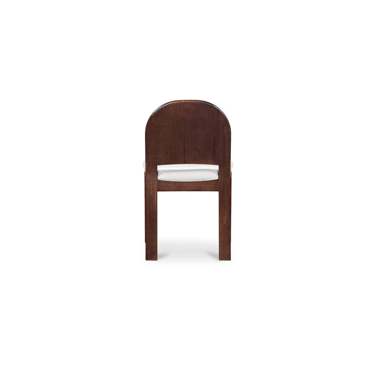 Emil - Dining Chair (Set of 2) - Cream / White / Dark Brown