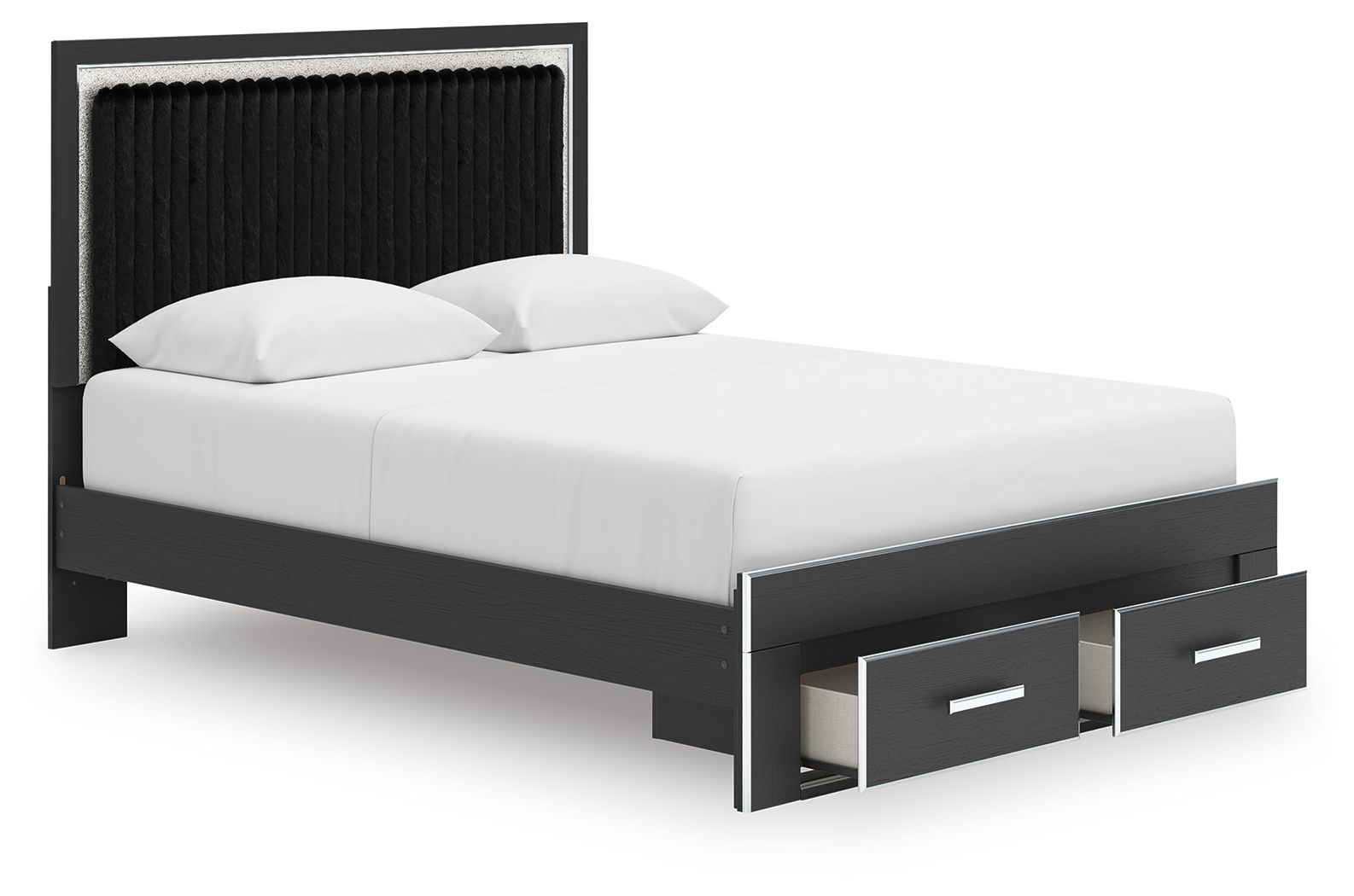 Zuraleus - Upholstered Panel Platform Storage Bed