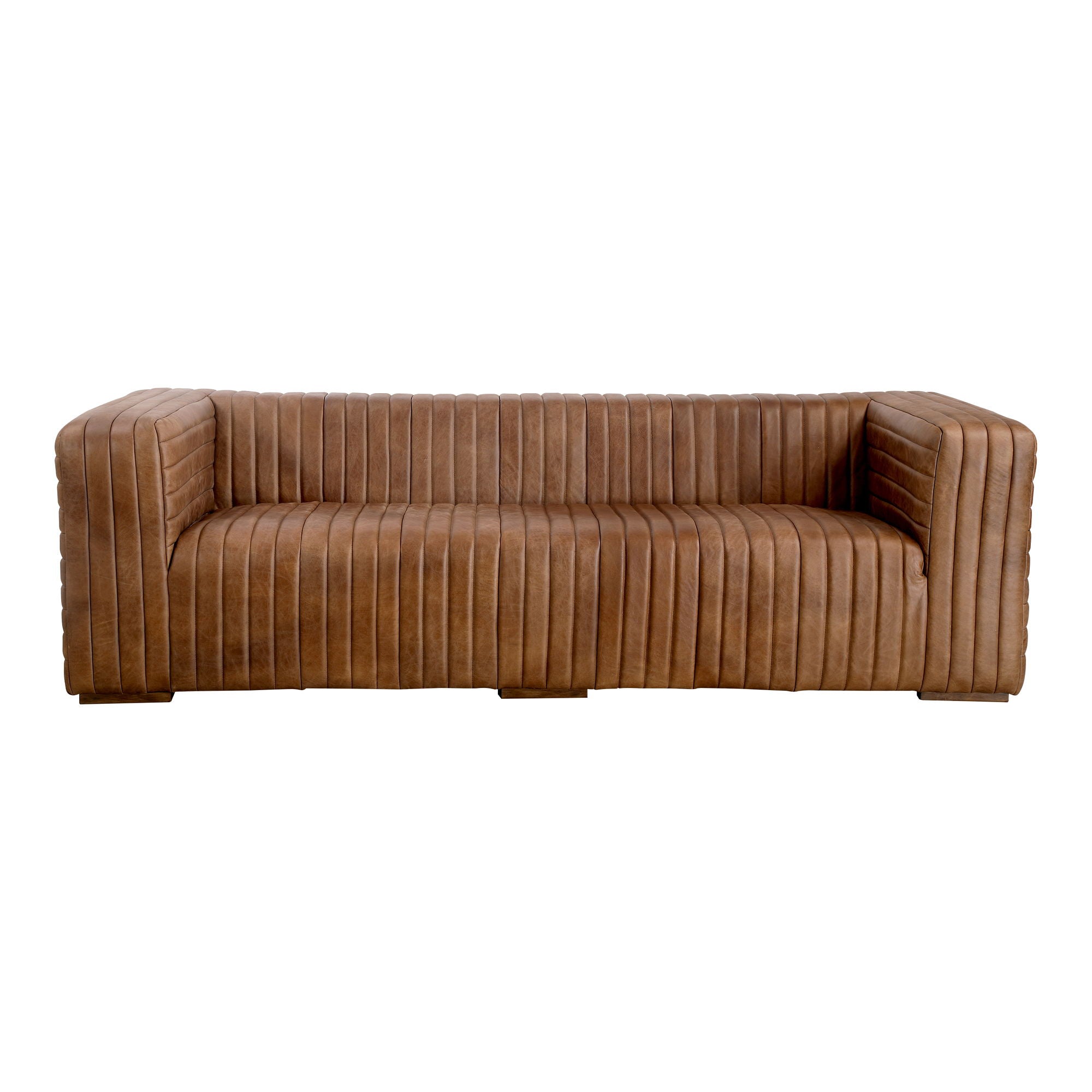 Castle - Sofa - Brown Leather