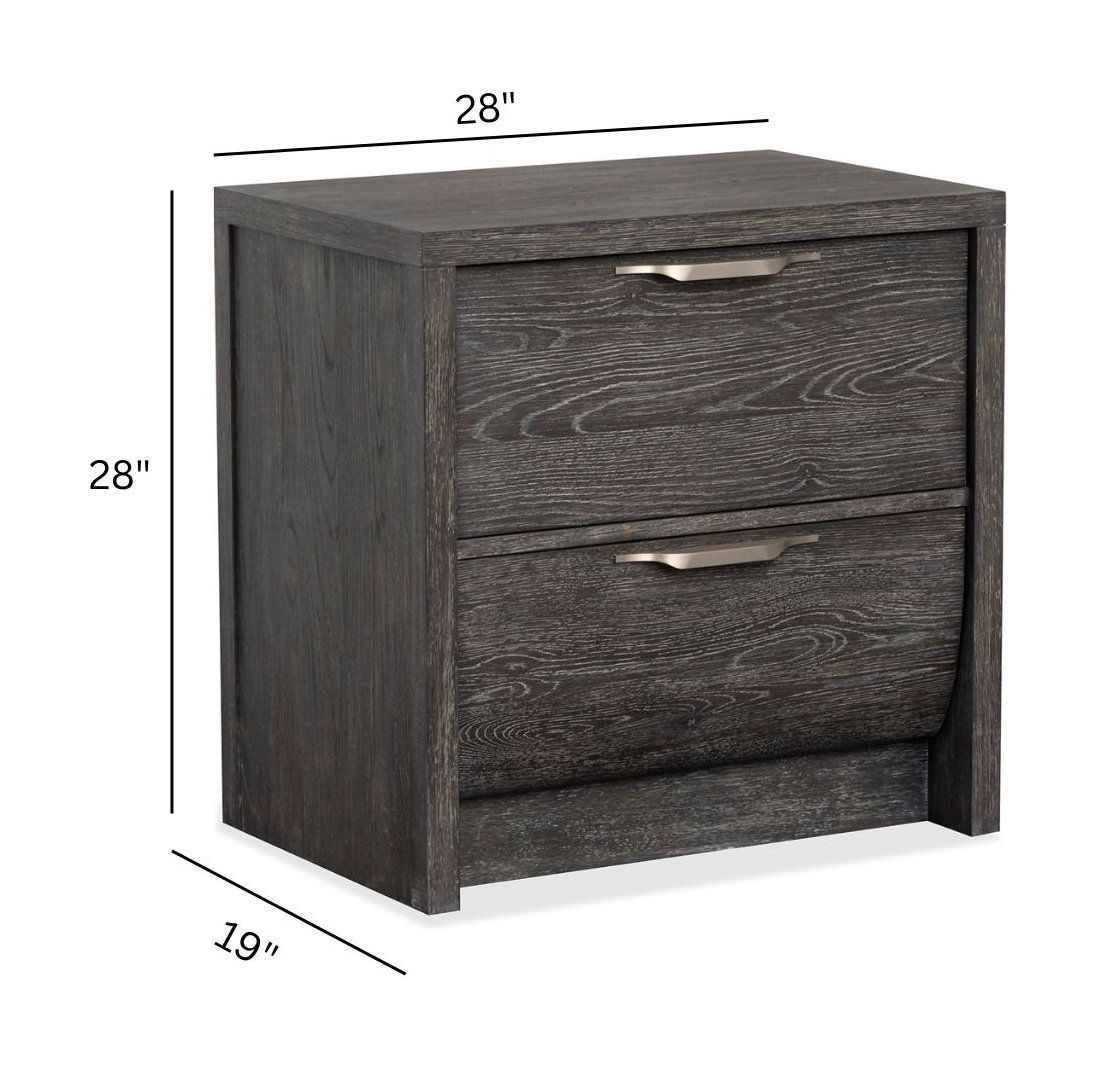 Kinsley - Drawer Nightstand - Black Heron