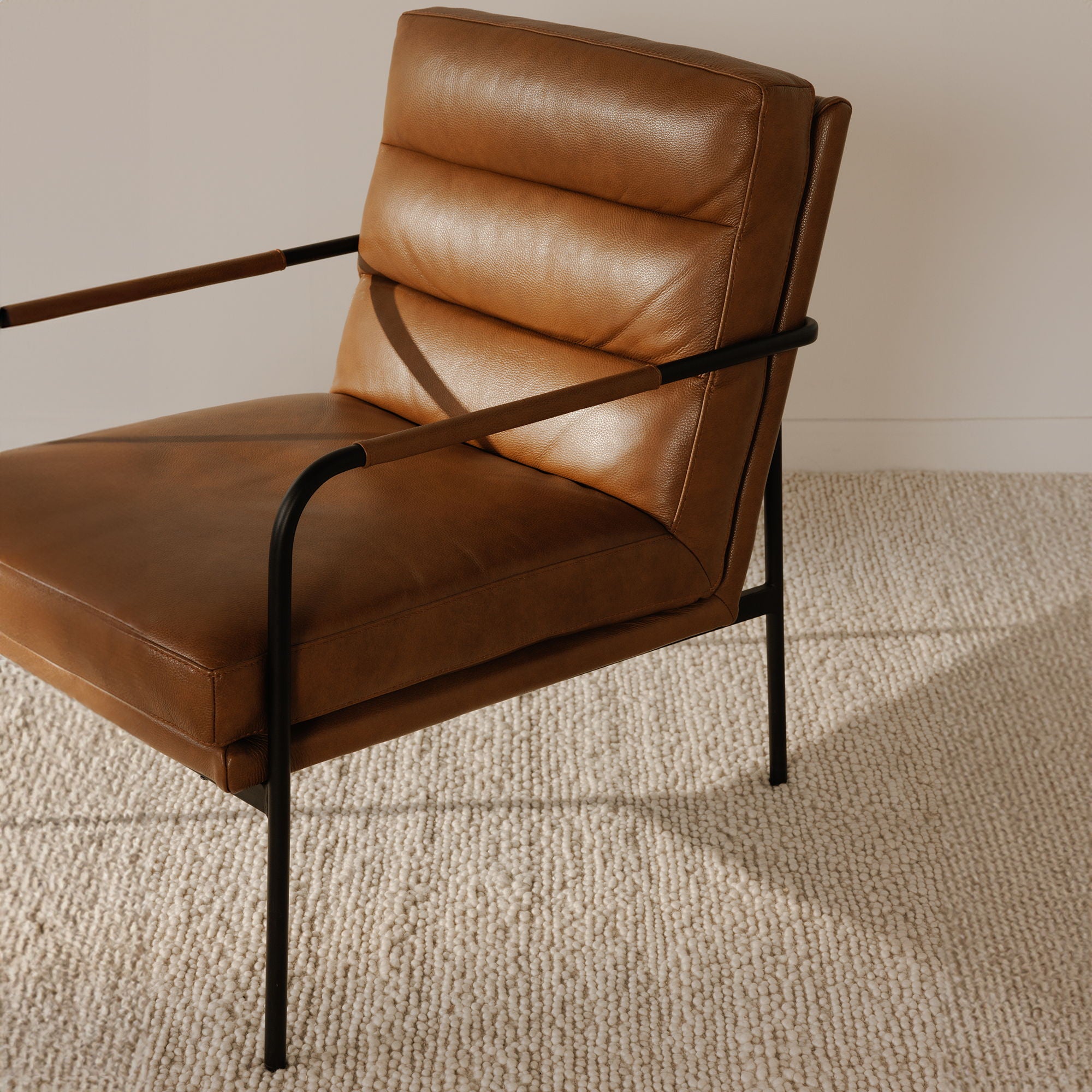 Verlaine - Armchair - Chestnut Brown