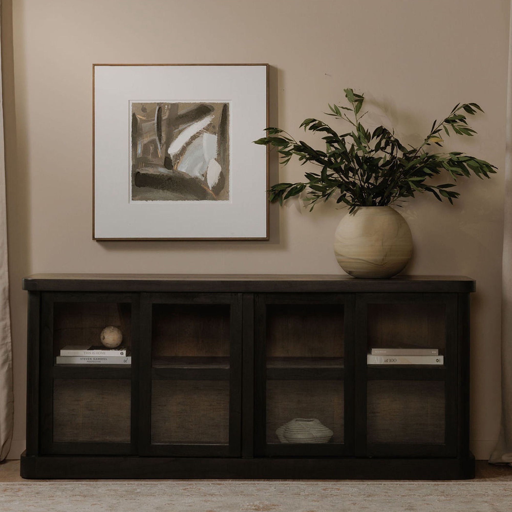 Mona - Sideboard - Black