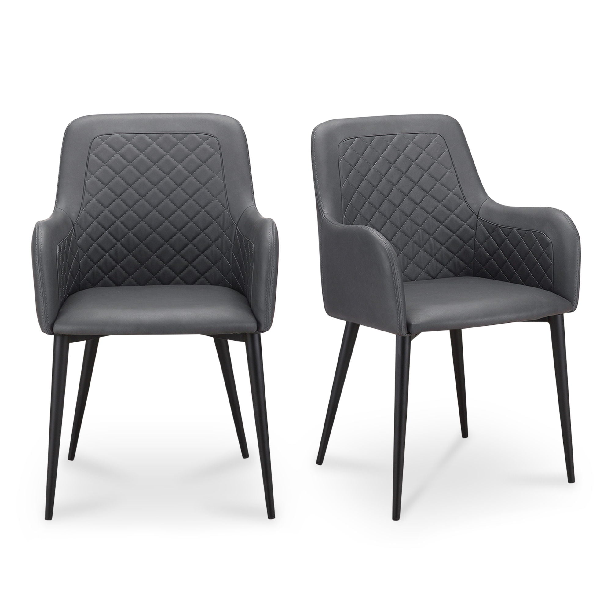 Cantata - Dining Chair Vegan Leather (Set of 2) - Slate