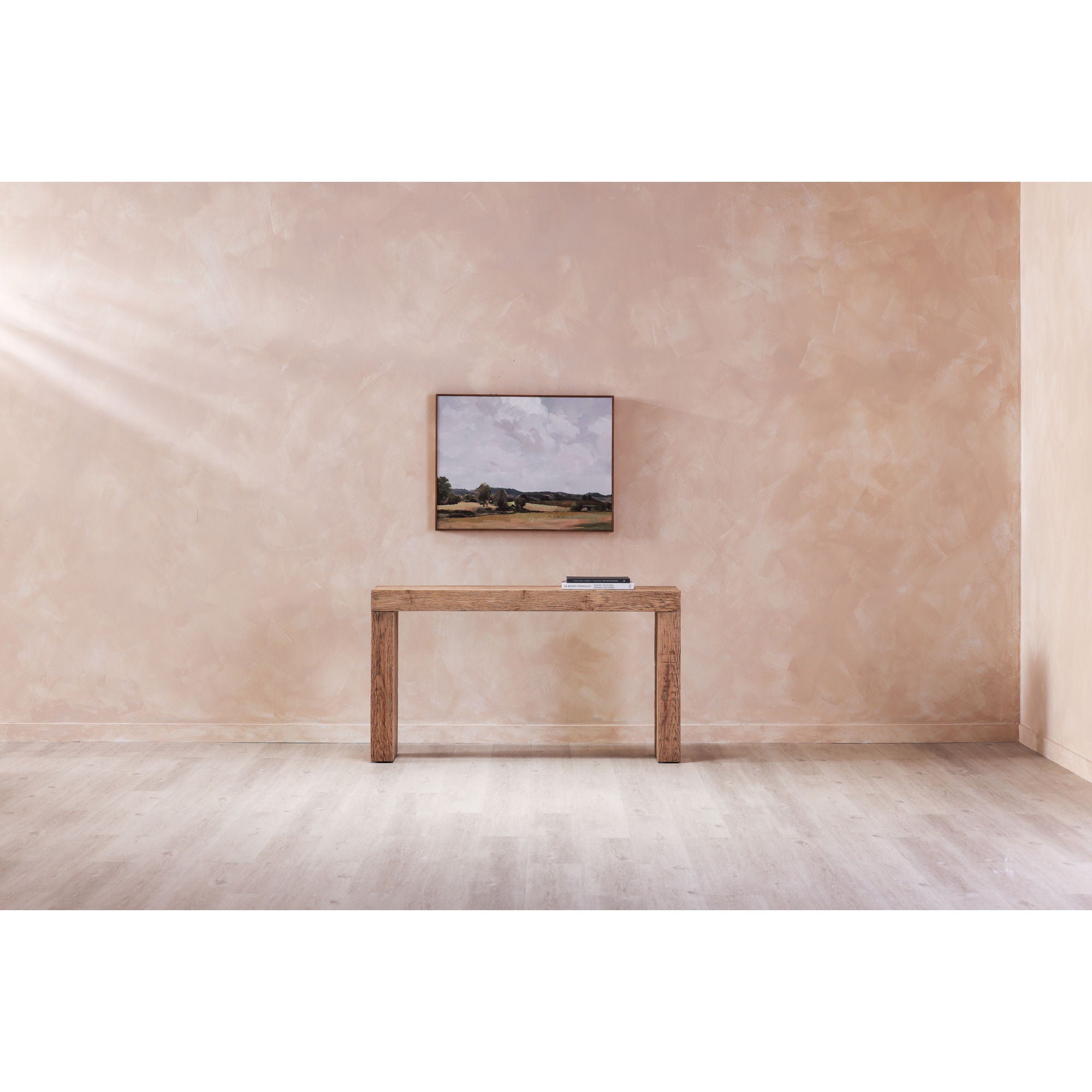 Evander - Console Table Aged Oak - Aged Oak