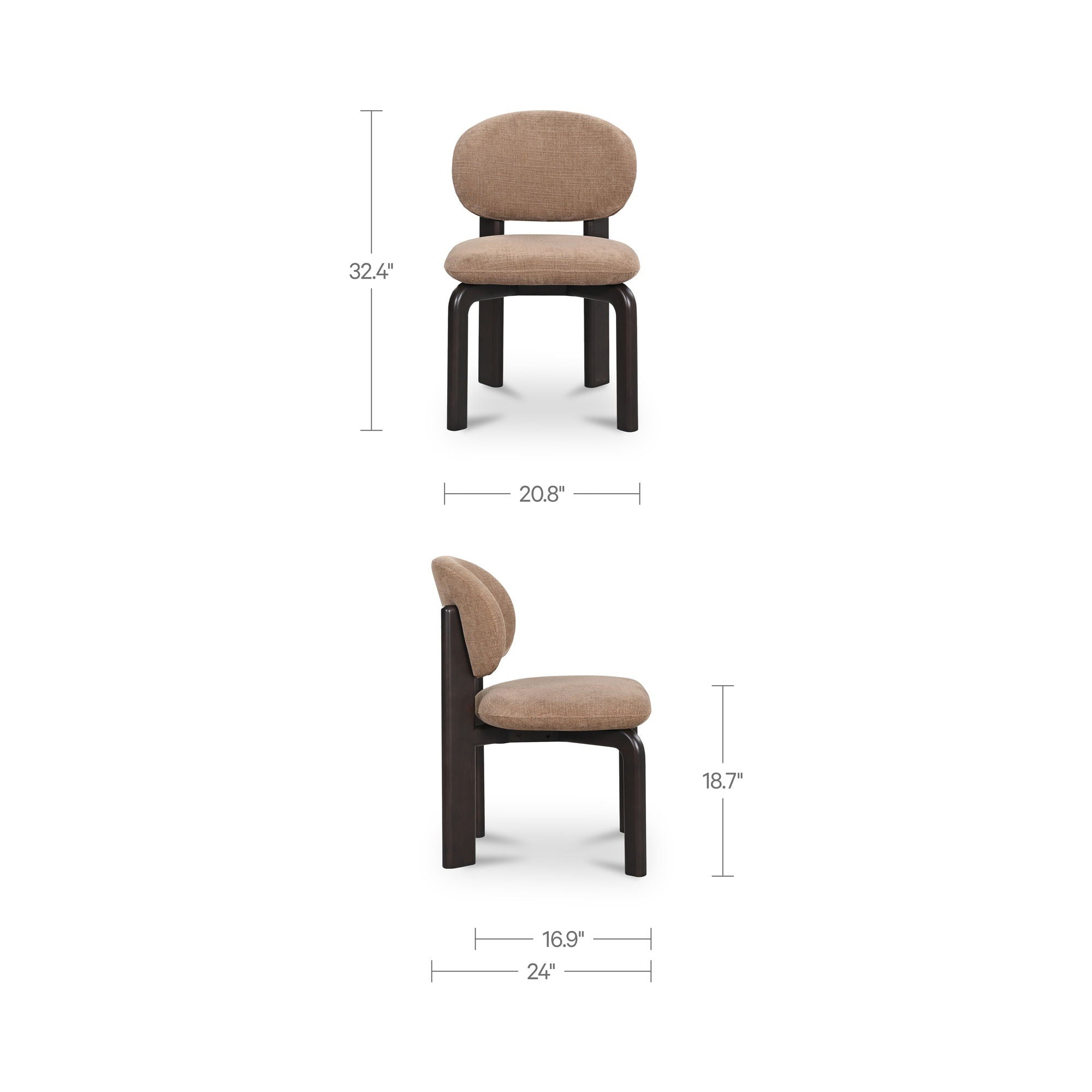 Sami - Dining Chair (Set of 2) - Brown