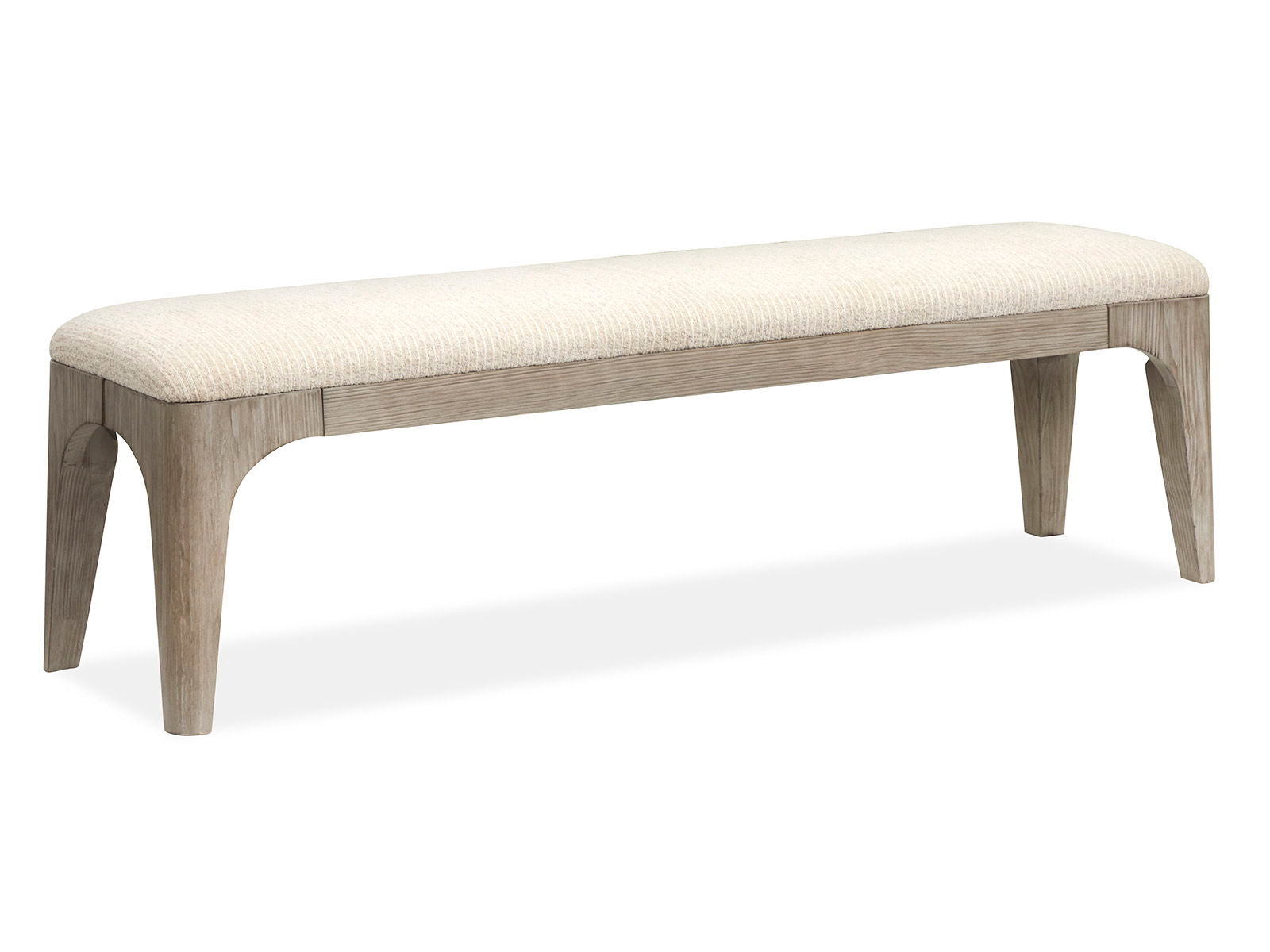 Braelyn - Long Bench - Dorian Grey