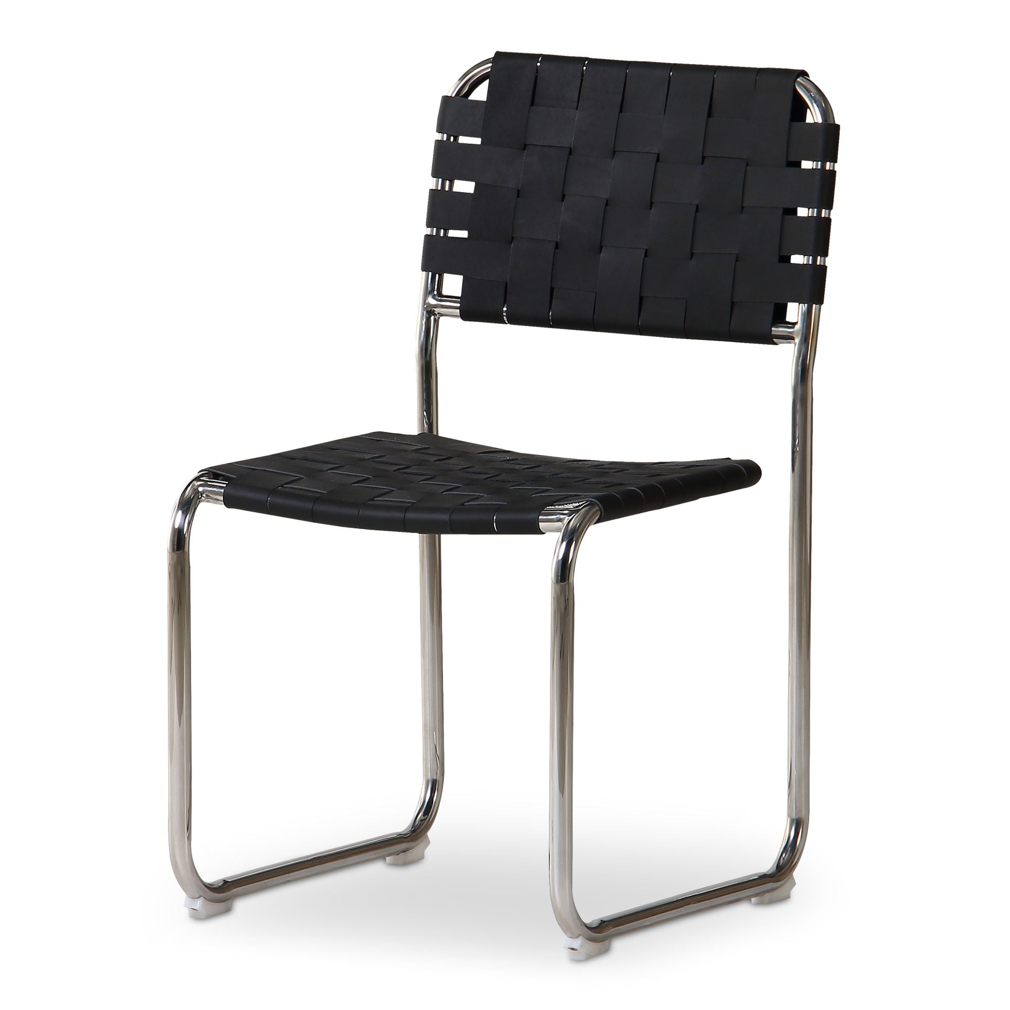 Moma - Stainless Steel Dining Chair (Set of 2) - Black