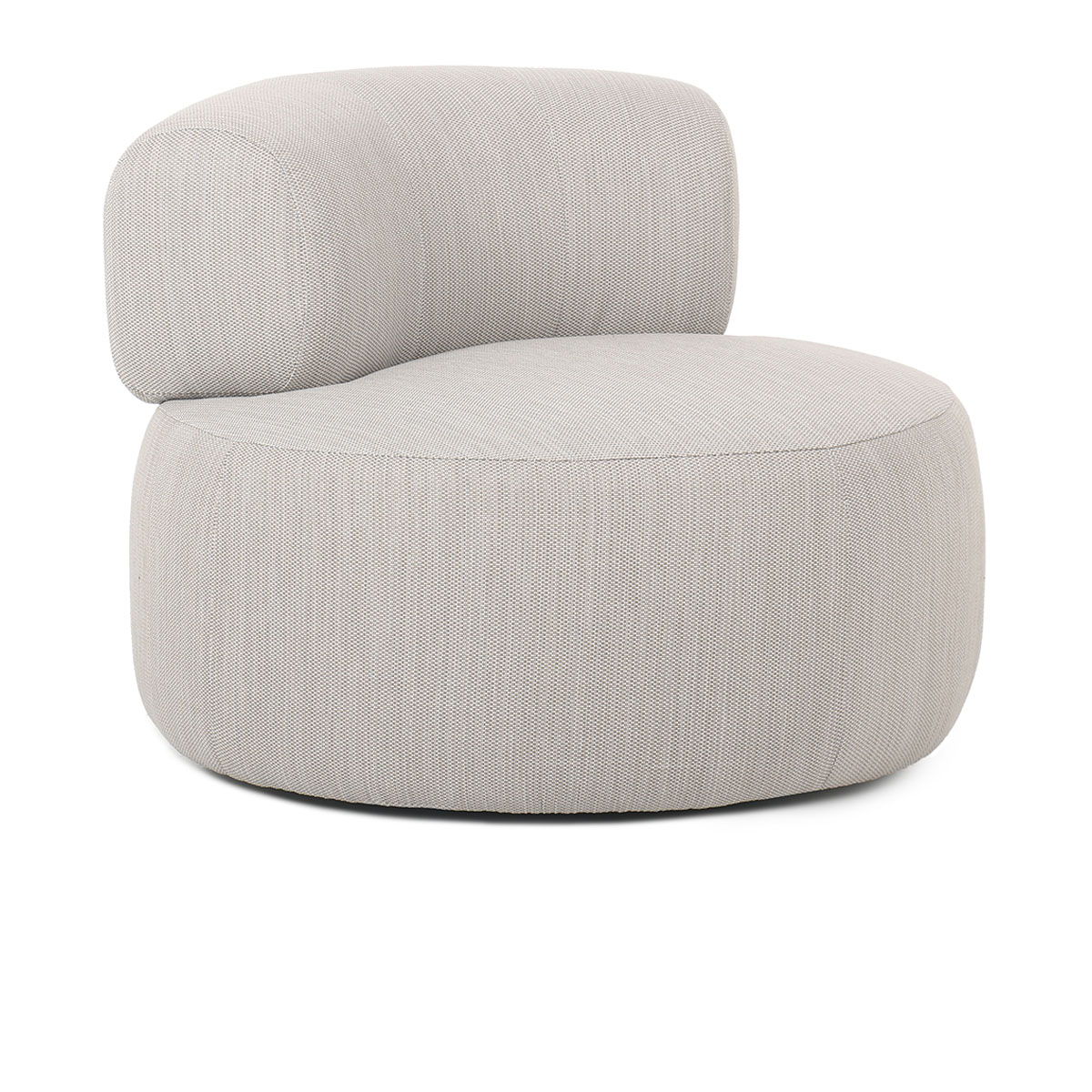 Ellis - Outdoor Swivel Lounge Chair - Light Gray