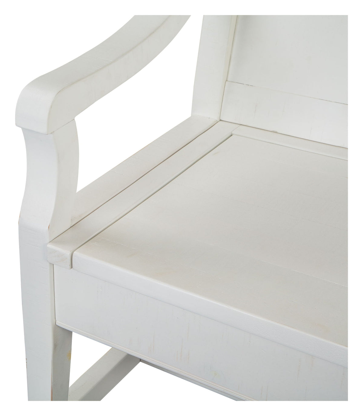 Heron Cove - Bench With Back - Chalk White