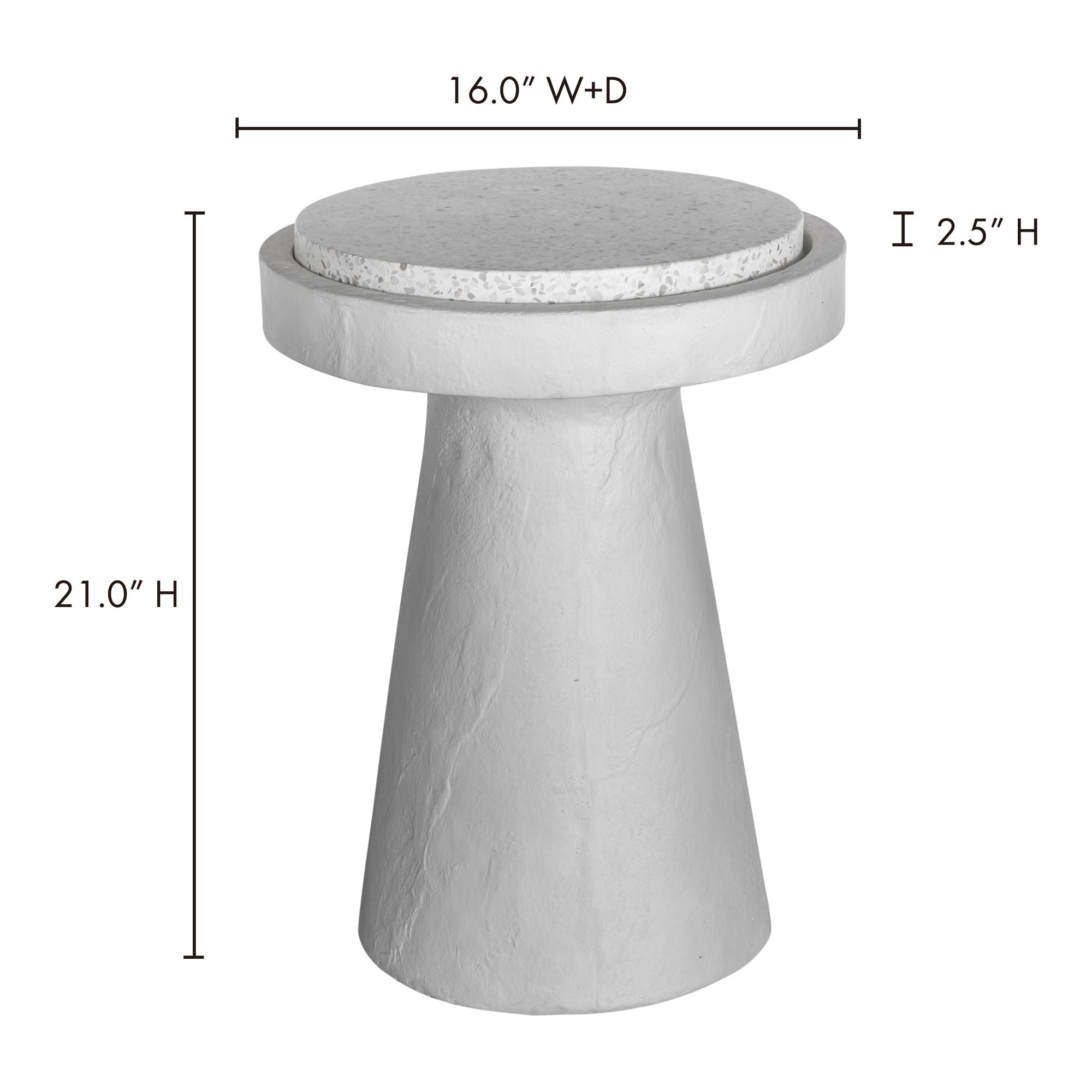 Book - Accent Table - White