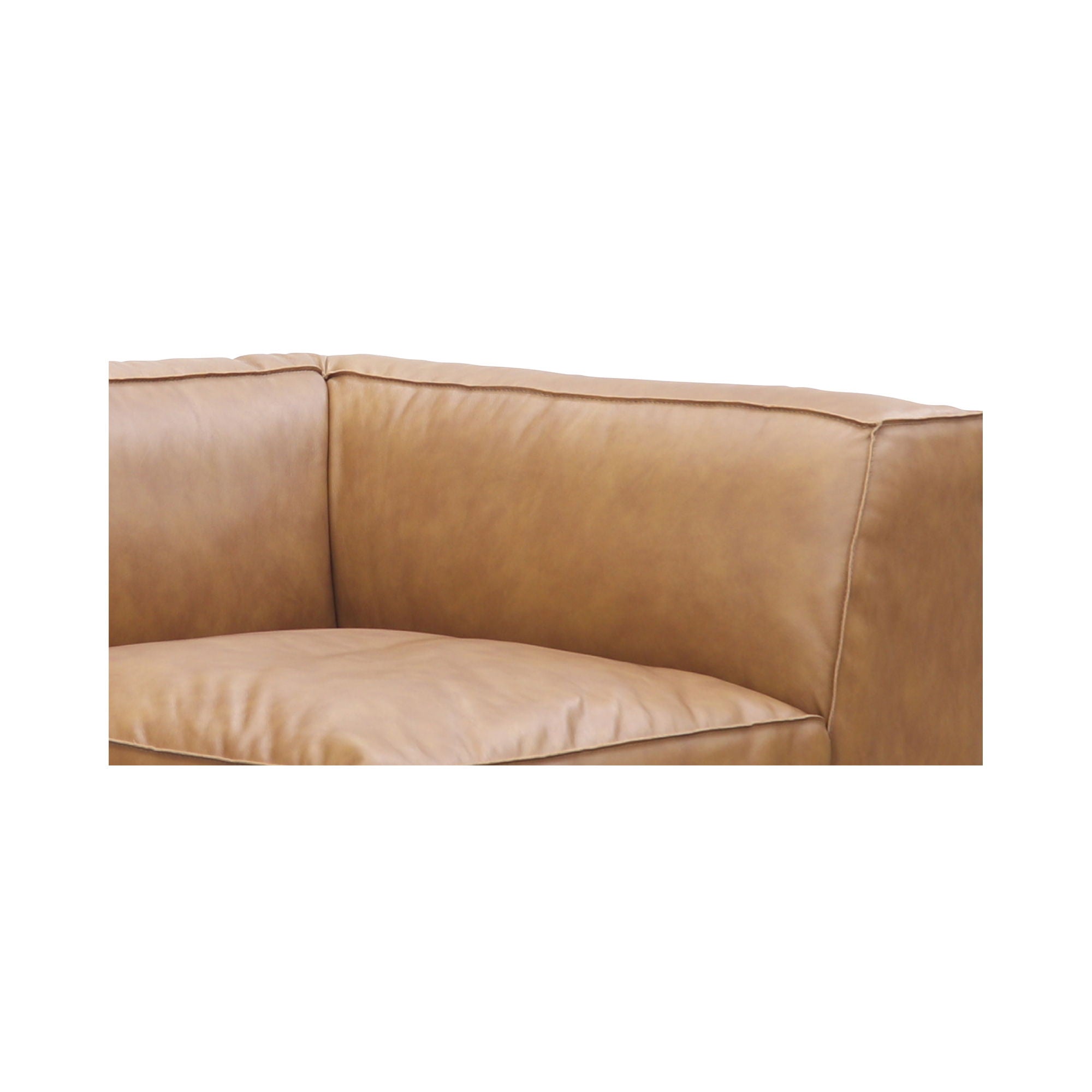 Form - Leather Corner Chair - Sonoran Tan