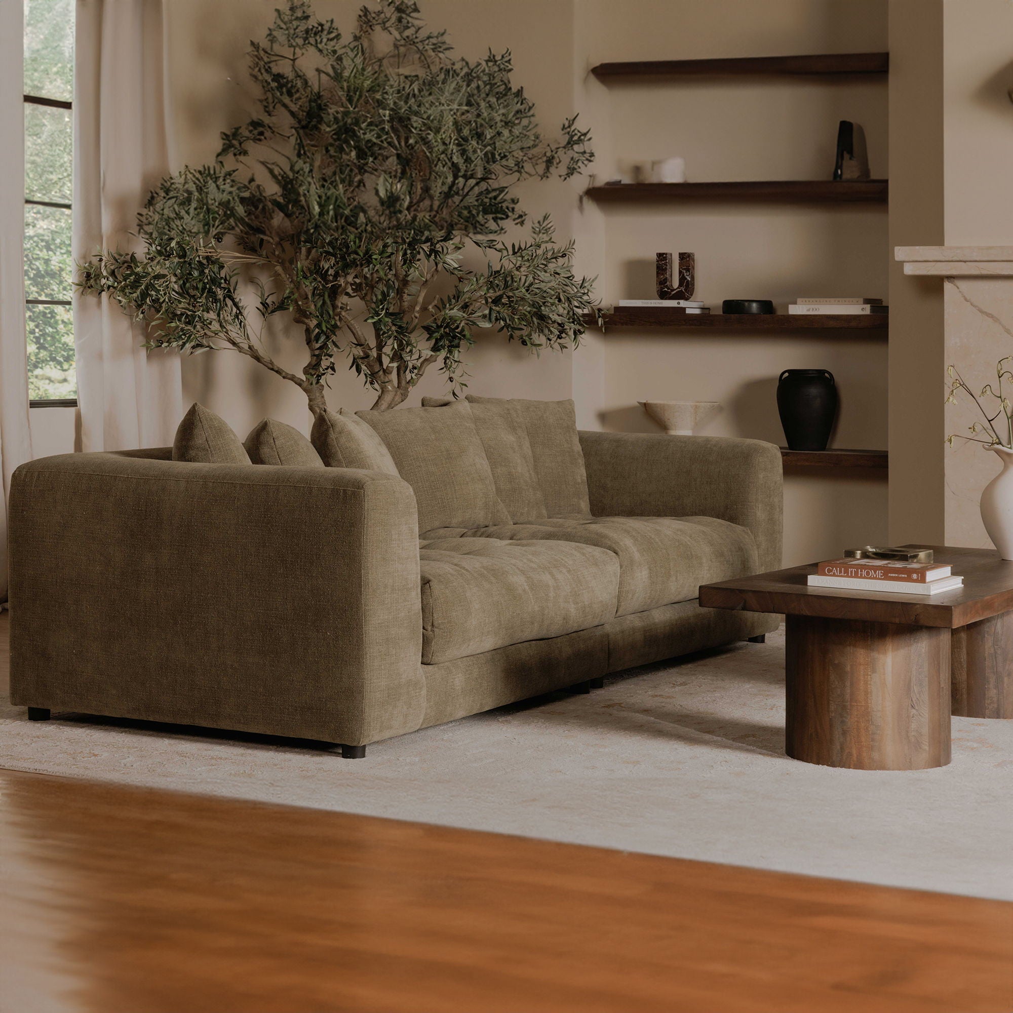 Davie - Sofa - Olive