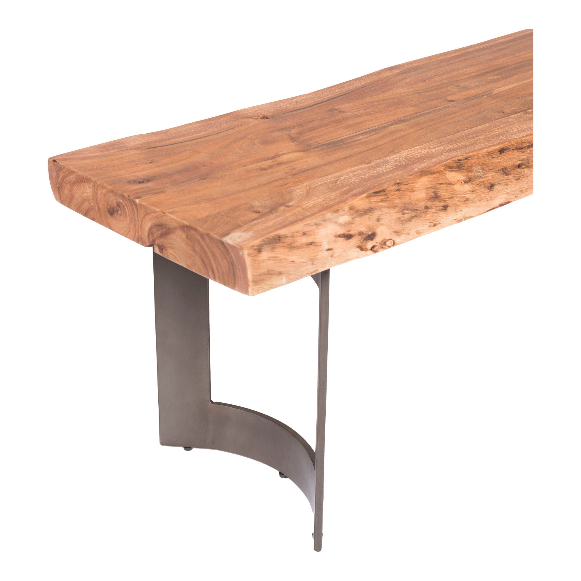 Bent - Small Bench - Natural Stain