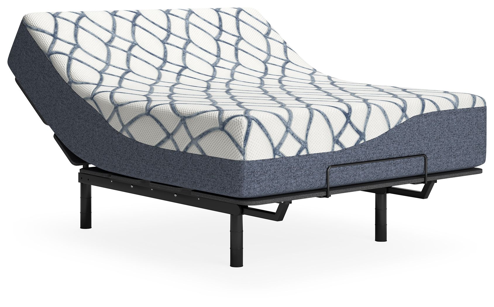 14 Inch Chime Elite 2.0 - California King Mattress - White / Blue