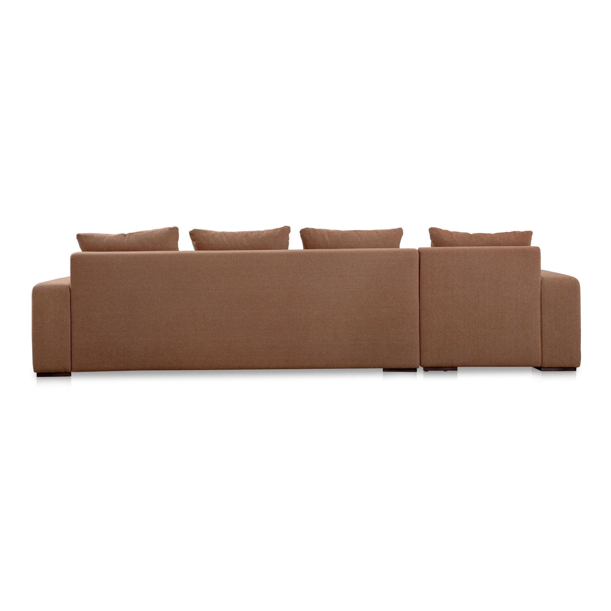 Thomas - Left Sectional - Rust