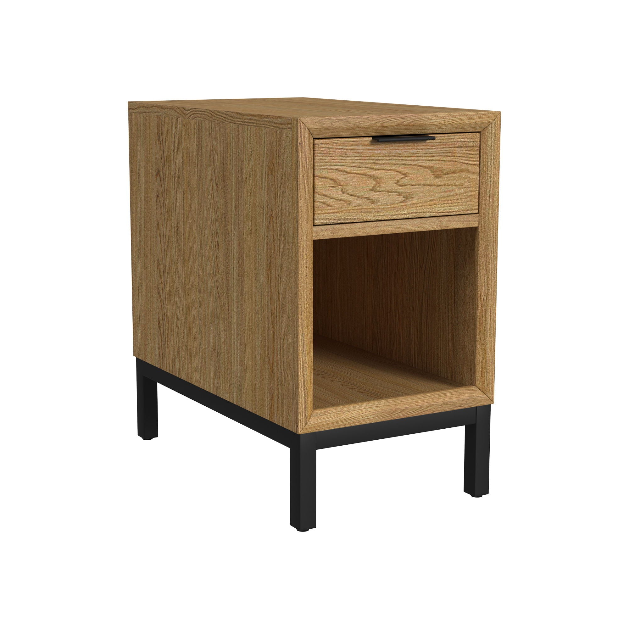 Newport - Chairside Table - Natural Oak