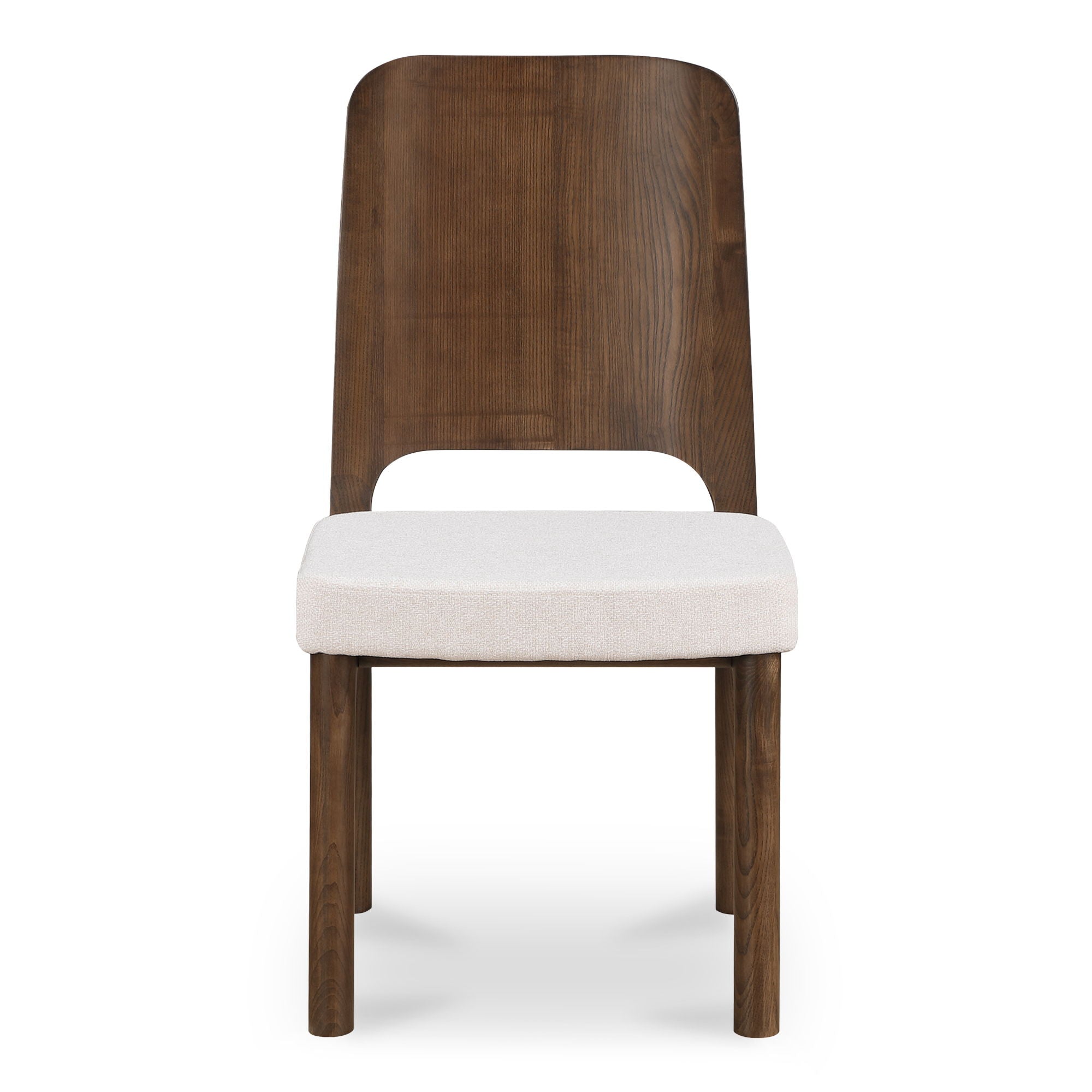 Kerr - Dining Chair (Set of 2) - Walnut / Beige