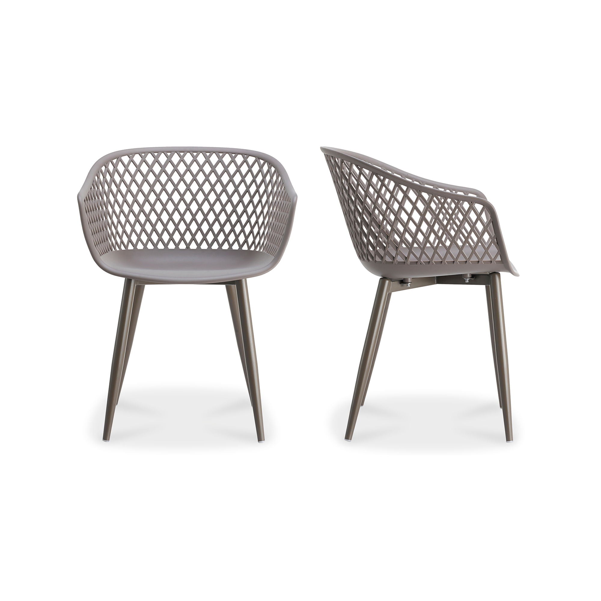 Piazza - Outdoor Chair (Set of 2) - Gray