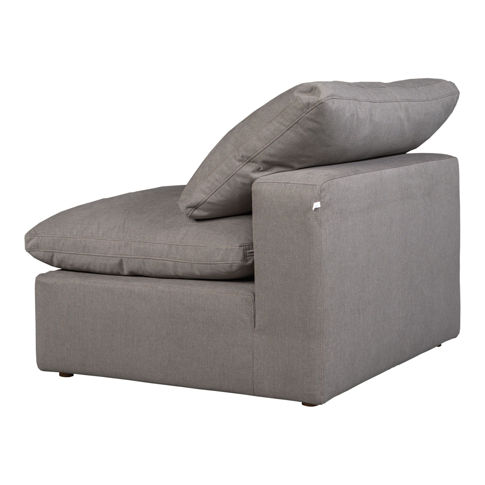 Terra - Condo Slipper Chair Livesmart Fabric - Light Gray