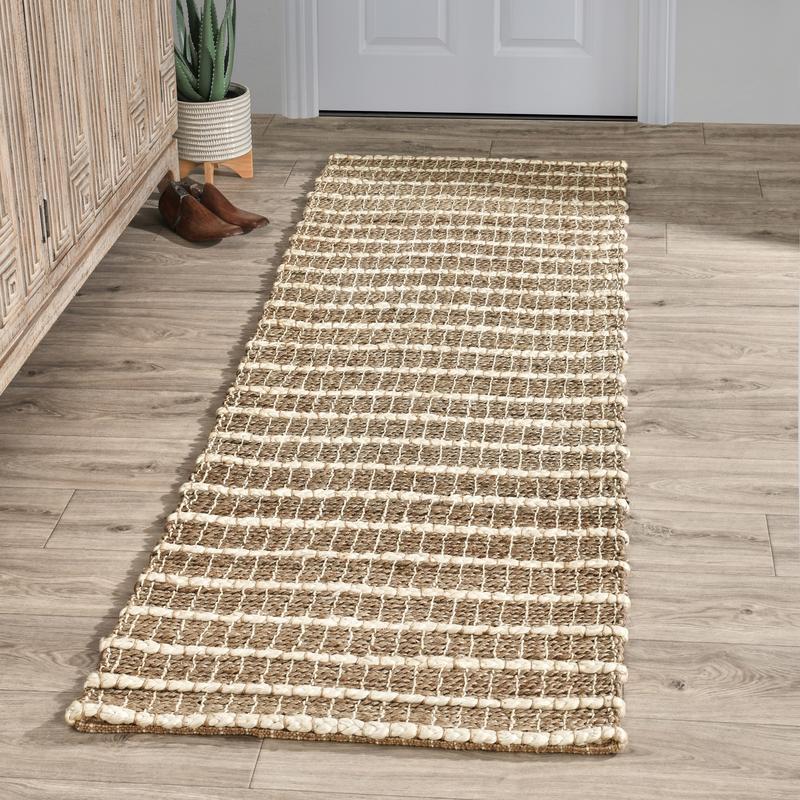 Natural Fiber - 2.6' x 8' Carlsbad Rug