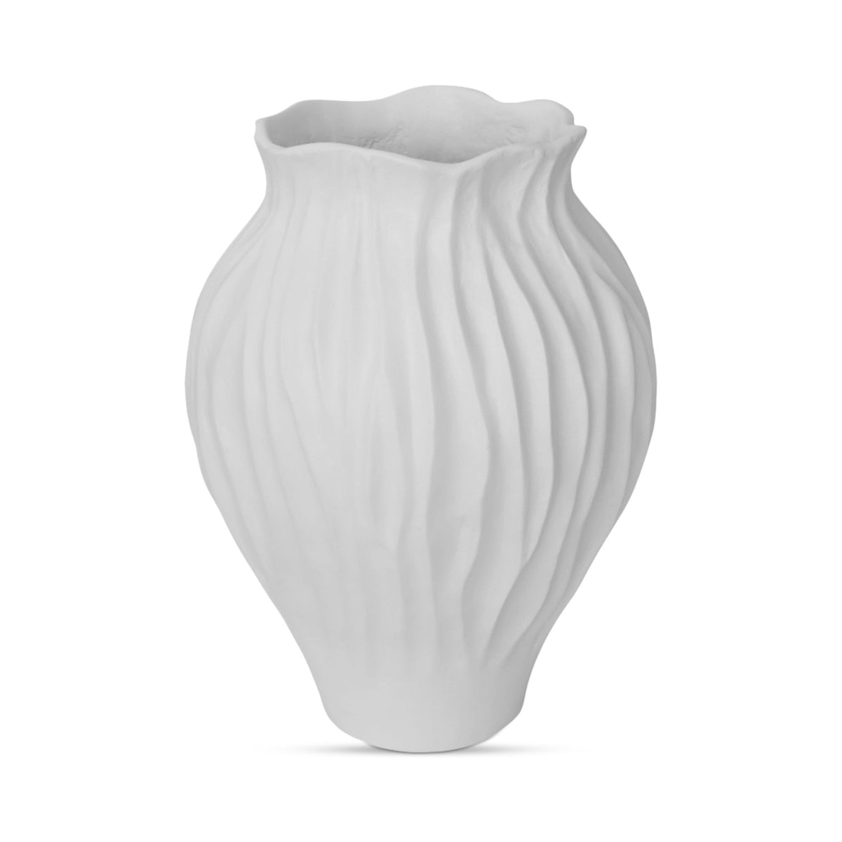 Adria - 14" Vessel - White