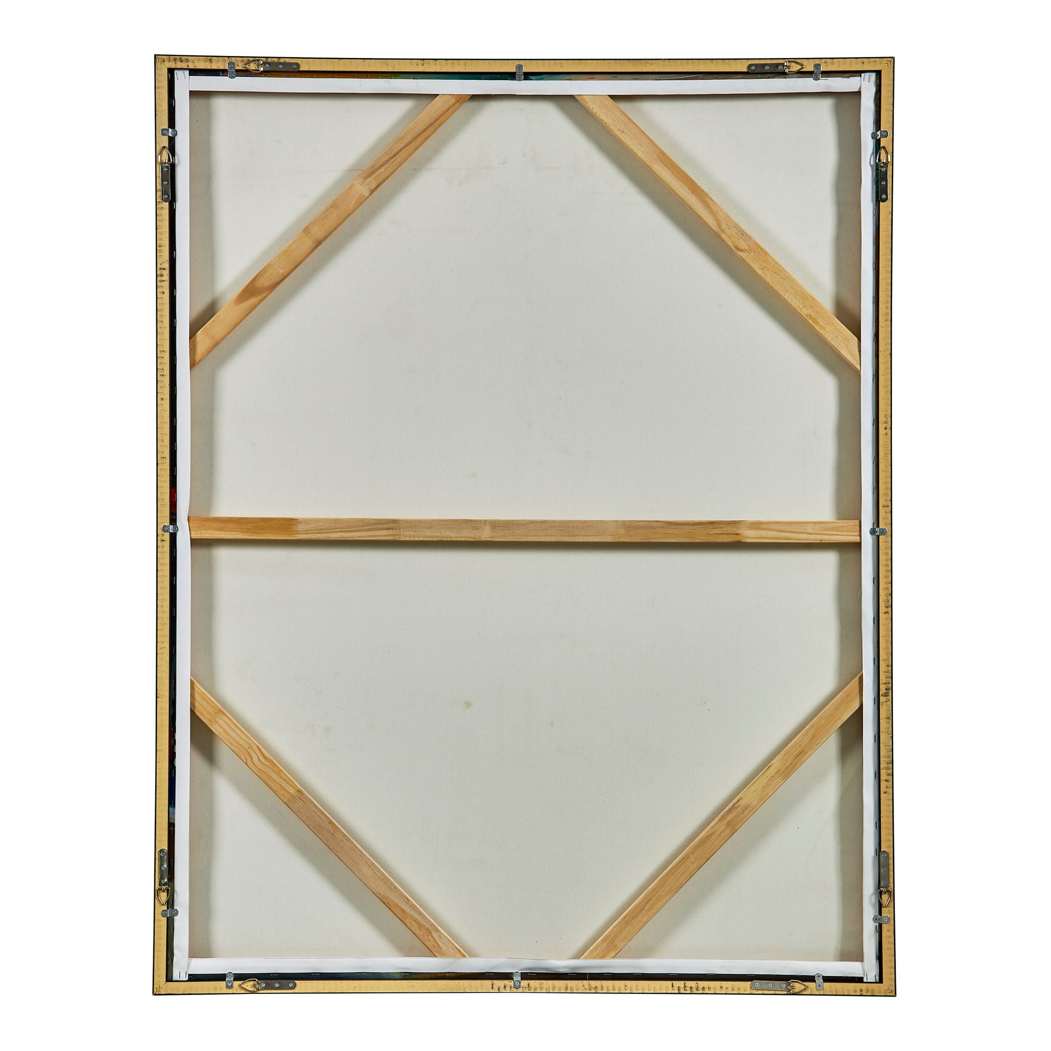 Painters High - Revisited Framed Abstract Art - Gold