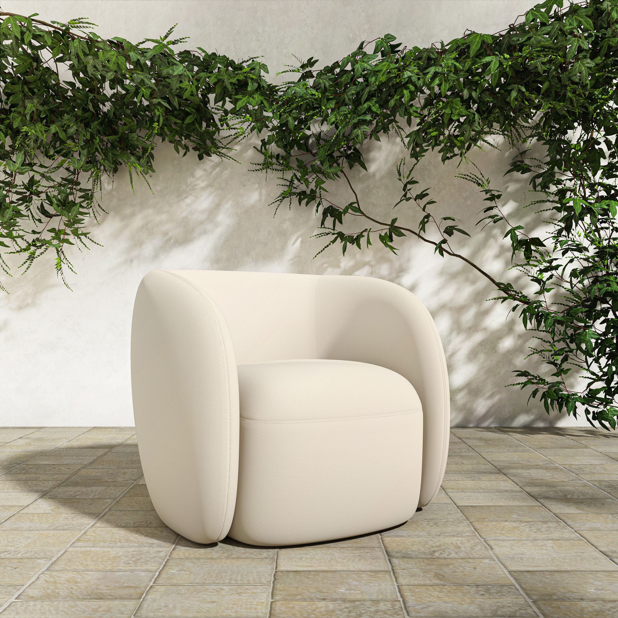 Rae - Outdoor Accent Chair - Beige