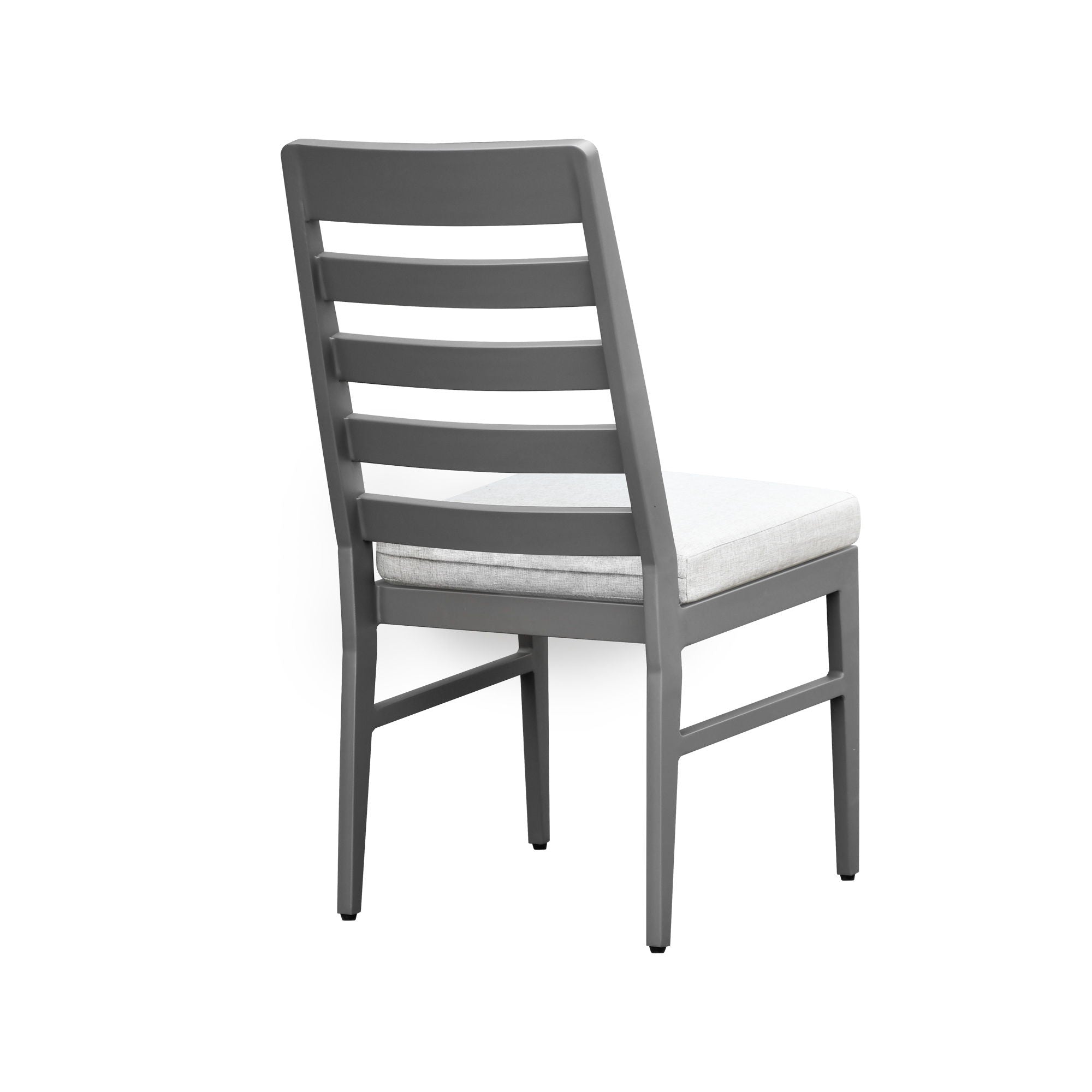 Navarro - Outdoor Dining Ladder Side Chair - Mocha