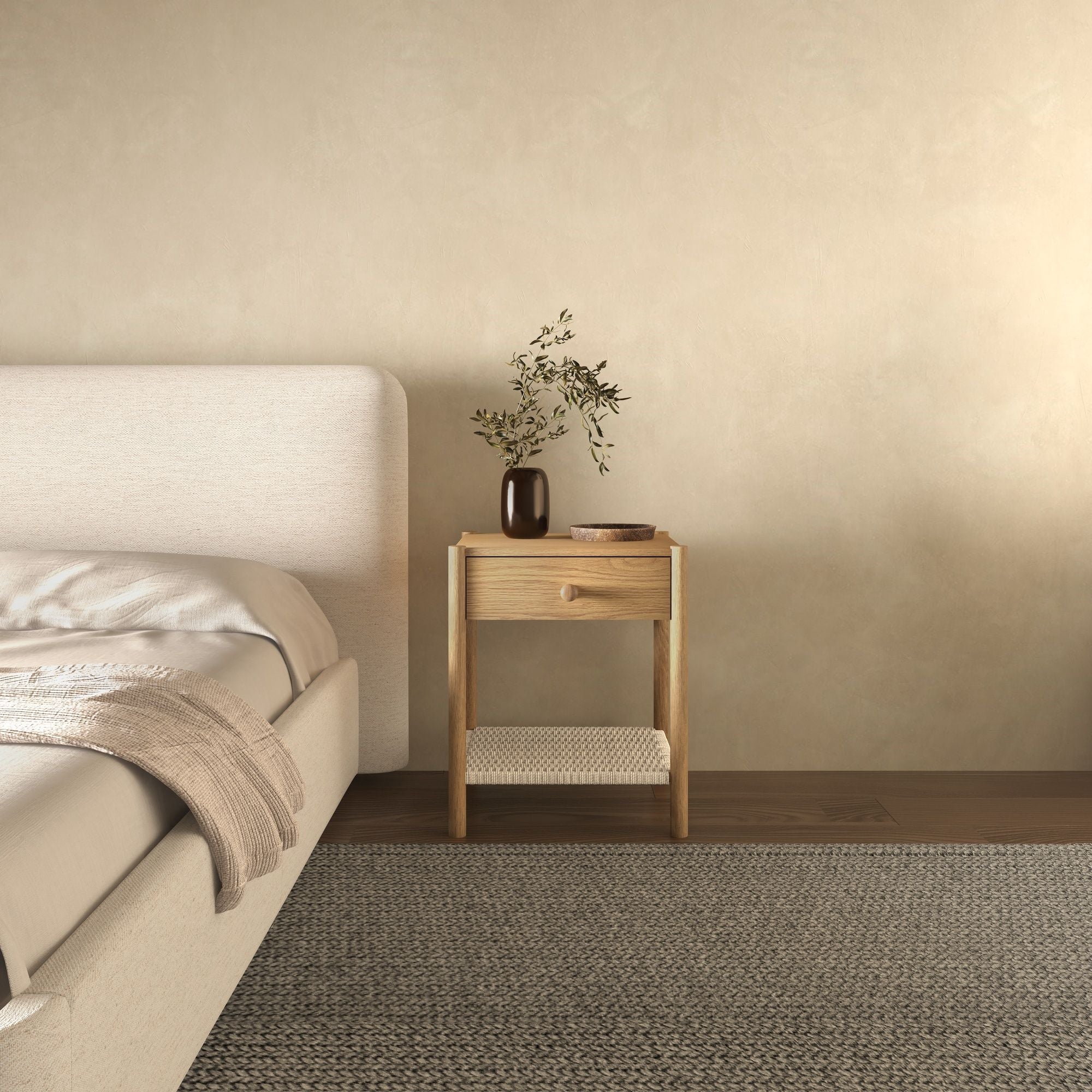 Millie - Accent Nightstand - Light Brown