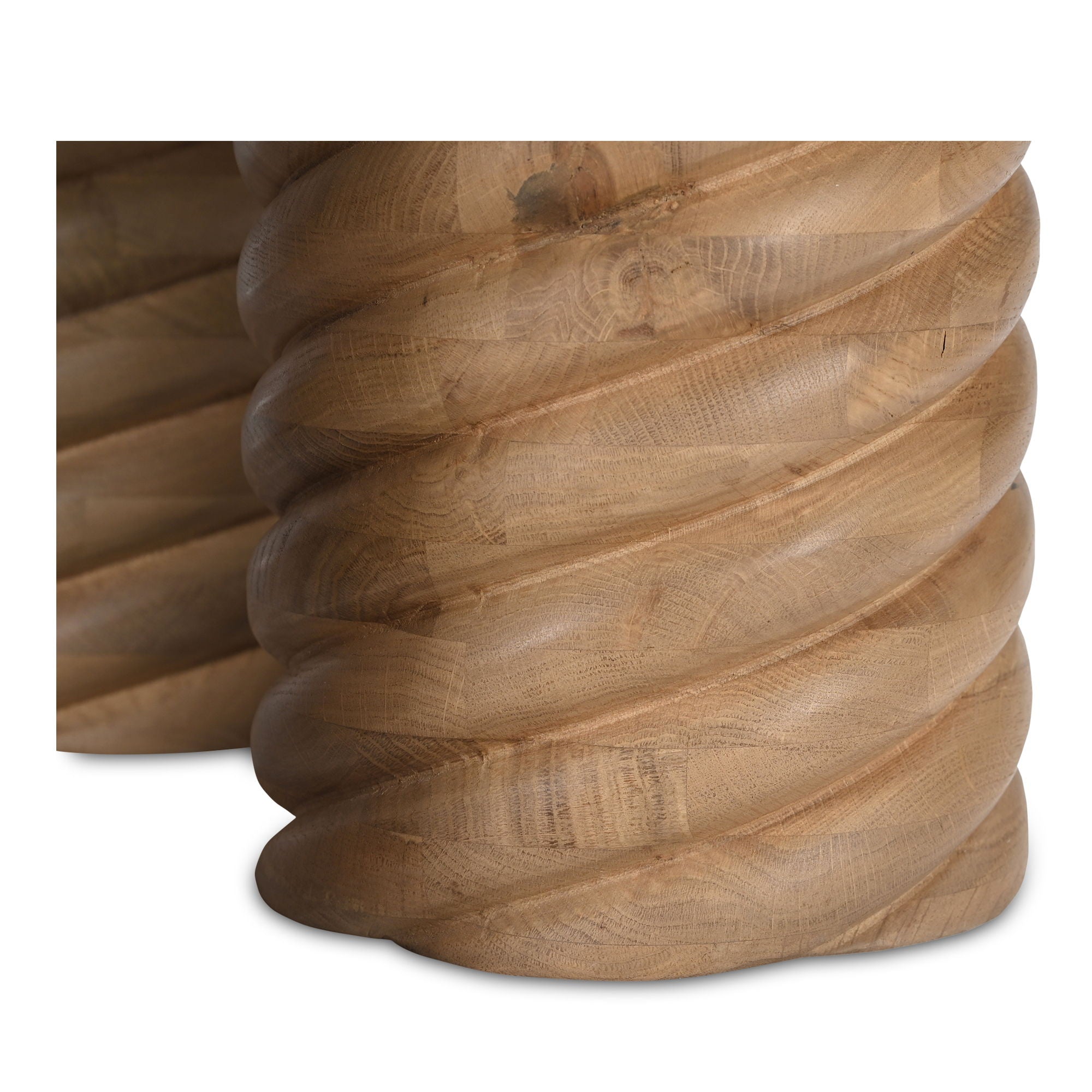 Treccia - Round Coffee Table - Oak