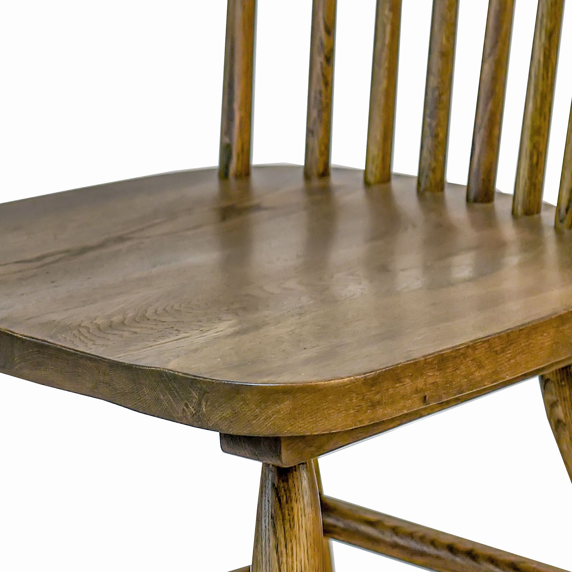 Colonial Oak - Spindle Chair - Weathered Chestnut