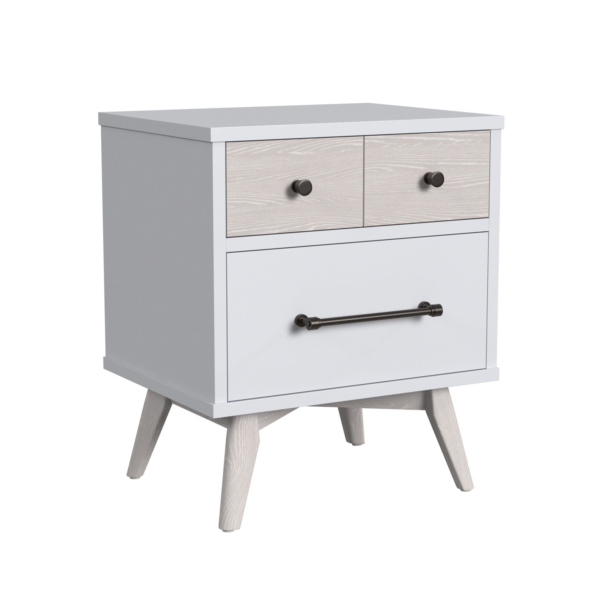 Rowan - Nightstand - Ash Linen