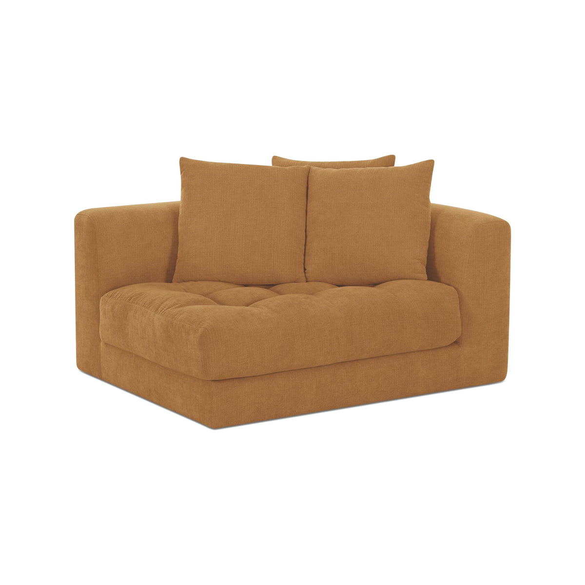 Davie - Corner Chair - Golden Yellow