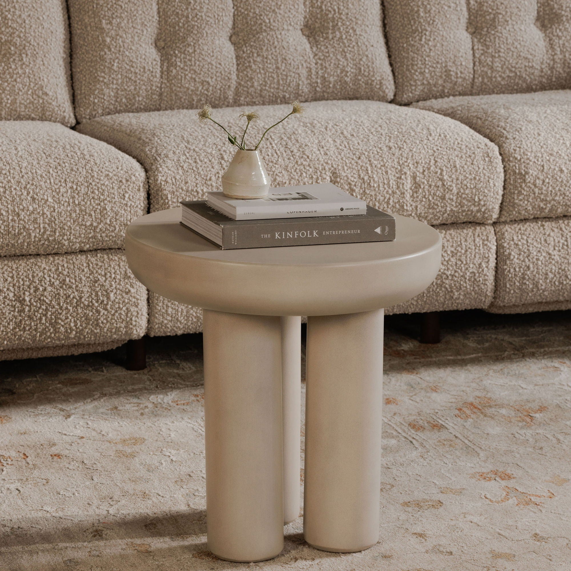 Rocca - Side Table - Cream