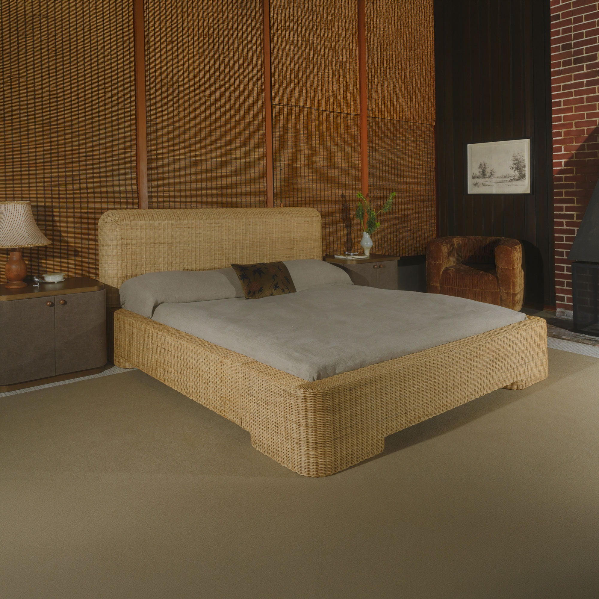 Claudia - Bed King - Natural