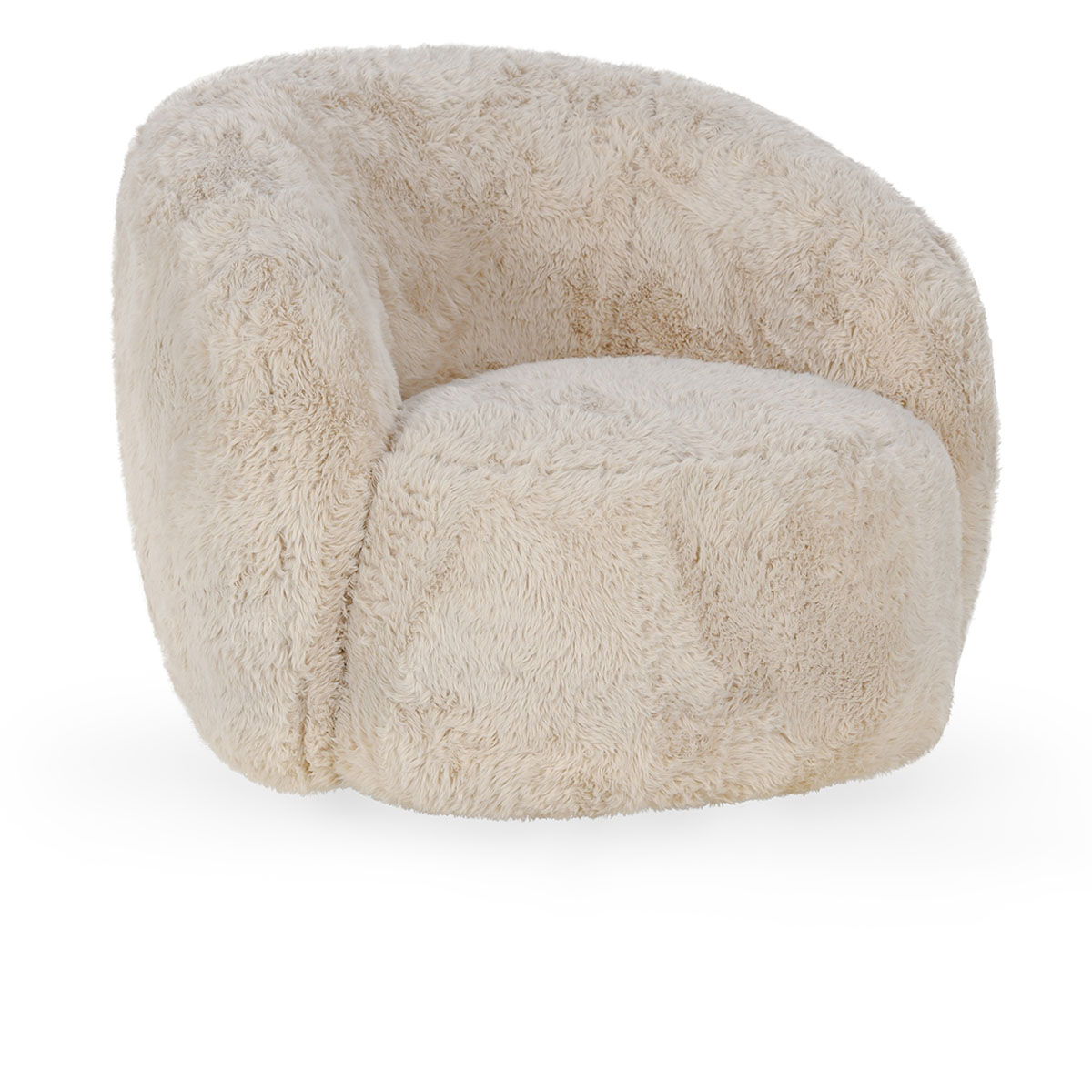 Adley - Plush Swivel Accent Chair - Sand