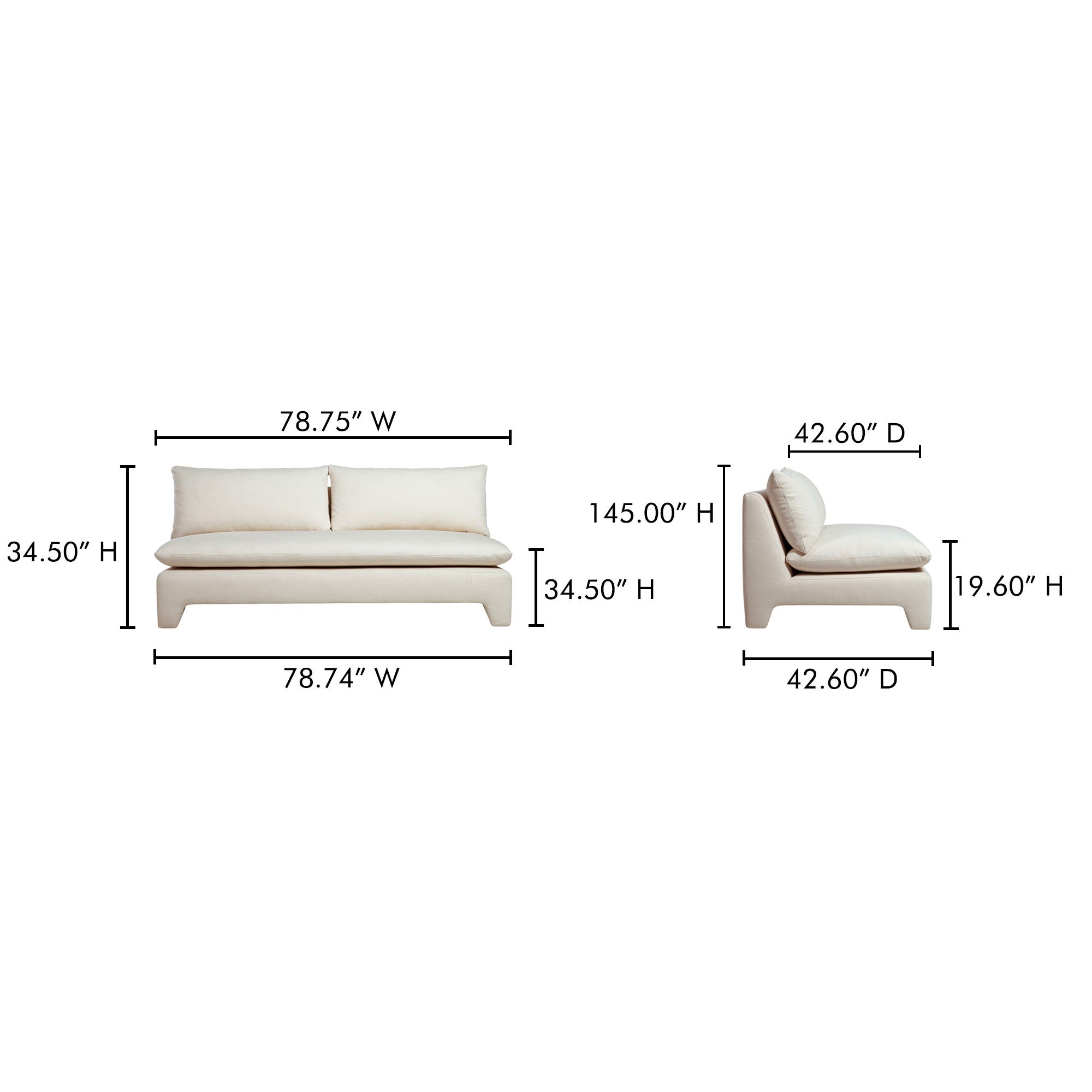 Estelle - Sofa - Cream